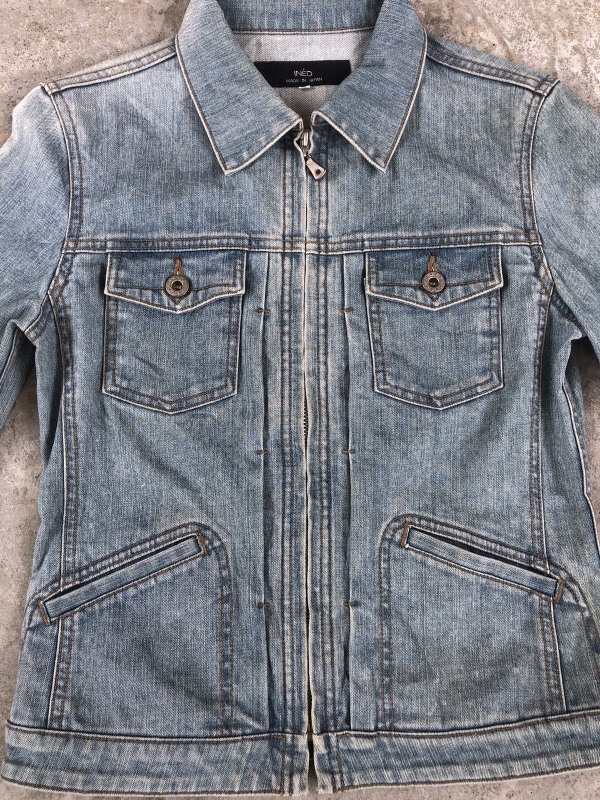 Yohji Yamamoto Japanese Ined Denim Jacket Distressed Jeans Yohji Yamamoto Size S / US 4 / IT 40 - 3 Thumbnail