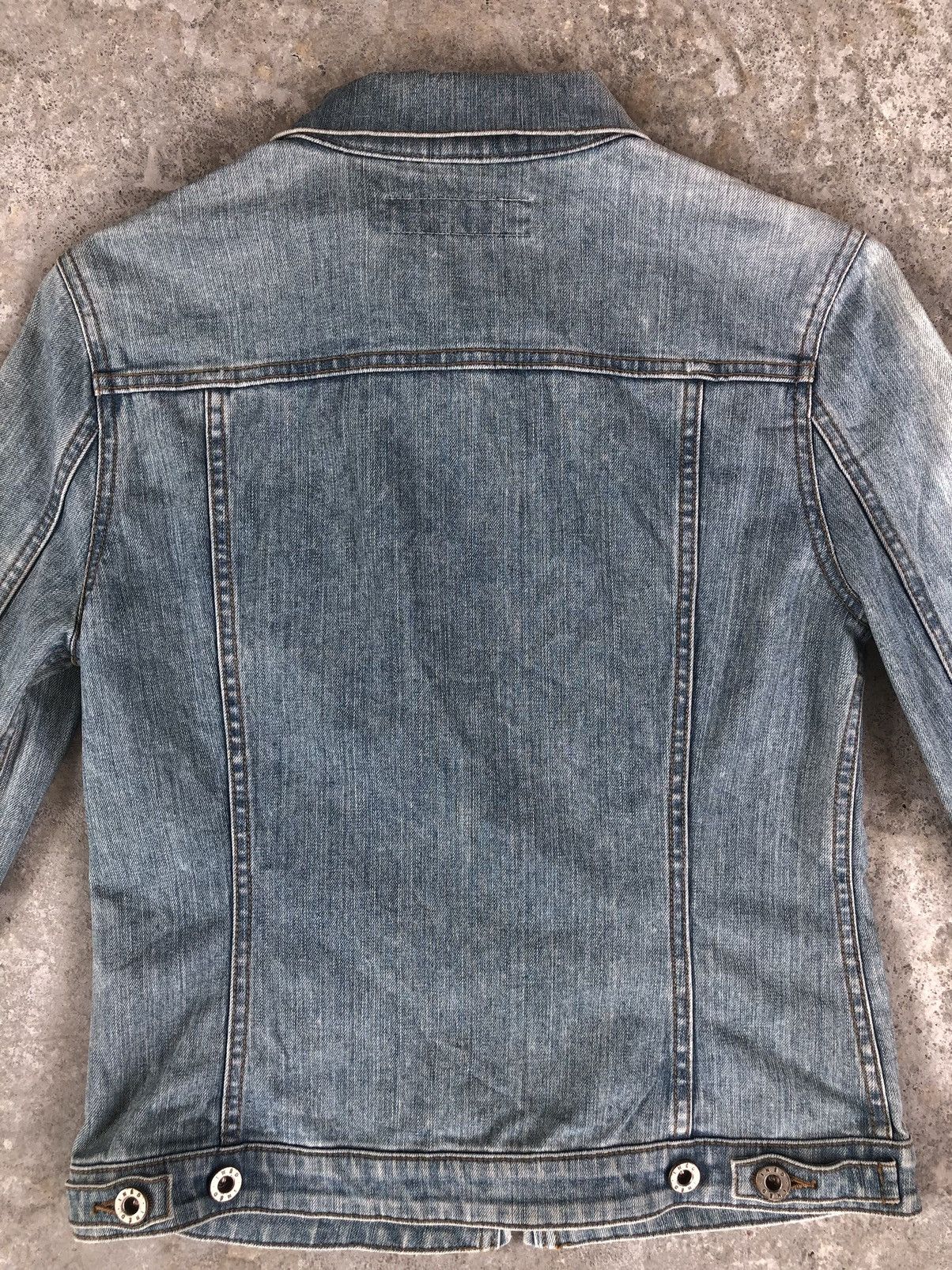 Yohji Yamamoto Japanese Ined Denim Jacket Distressed Jeans Yohji Yamamoto Size S / US 4 / IT 40 - 8 Thumbnail