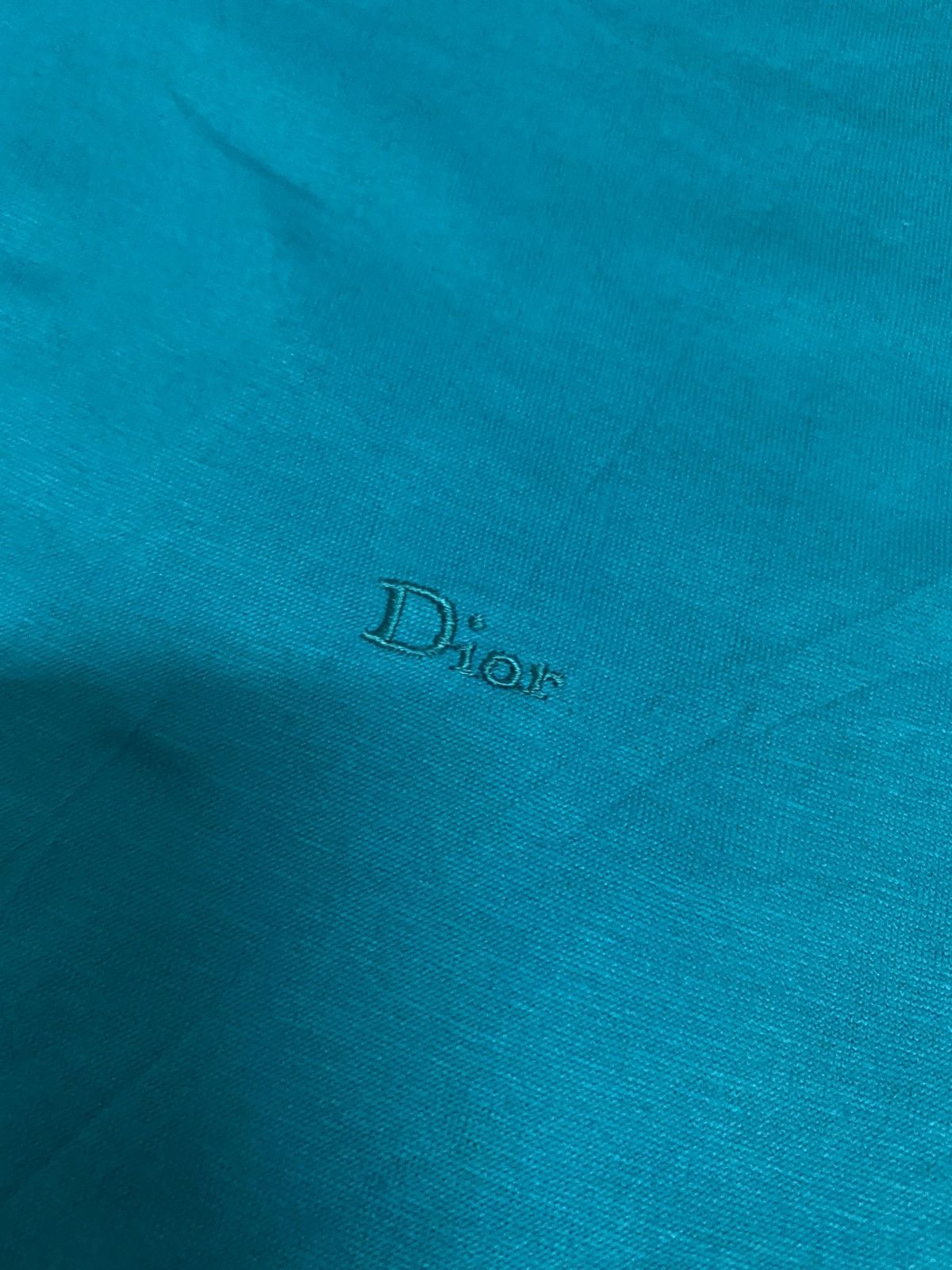 Christian Dior Monsieur × Vintage Vintage Christian Dior Embroided Dior Polo Shirt Size US L / EU 52-54 / 3 - 3 Thumbnail