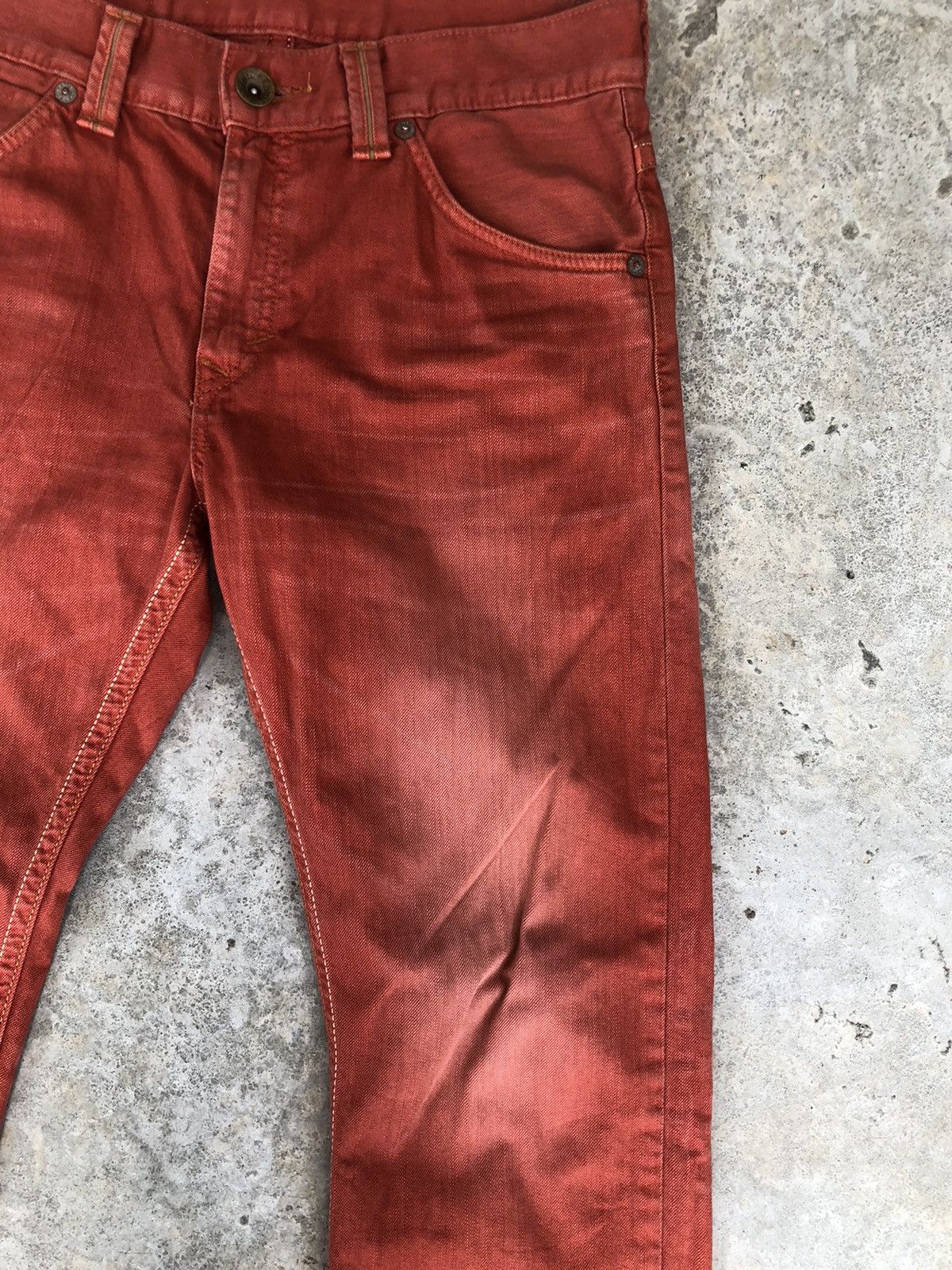 Edwin edwin exclusive vintage distressed denim jeans Size US 33 - 5 Thumbnail