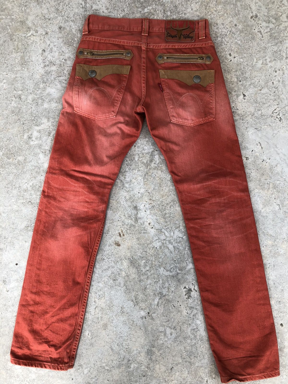 Edwin edwin exclusive vintage distressed denim jeans Size US 33 - 2 Thumbnail