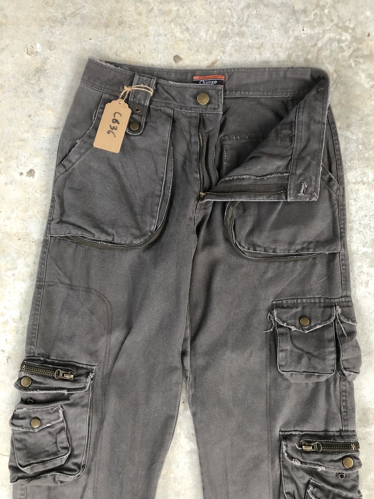 Seditionaries Rare Change Cargo Pants Tactical Multipocket Bondage Size US 31 - 3 Thumbnail