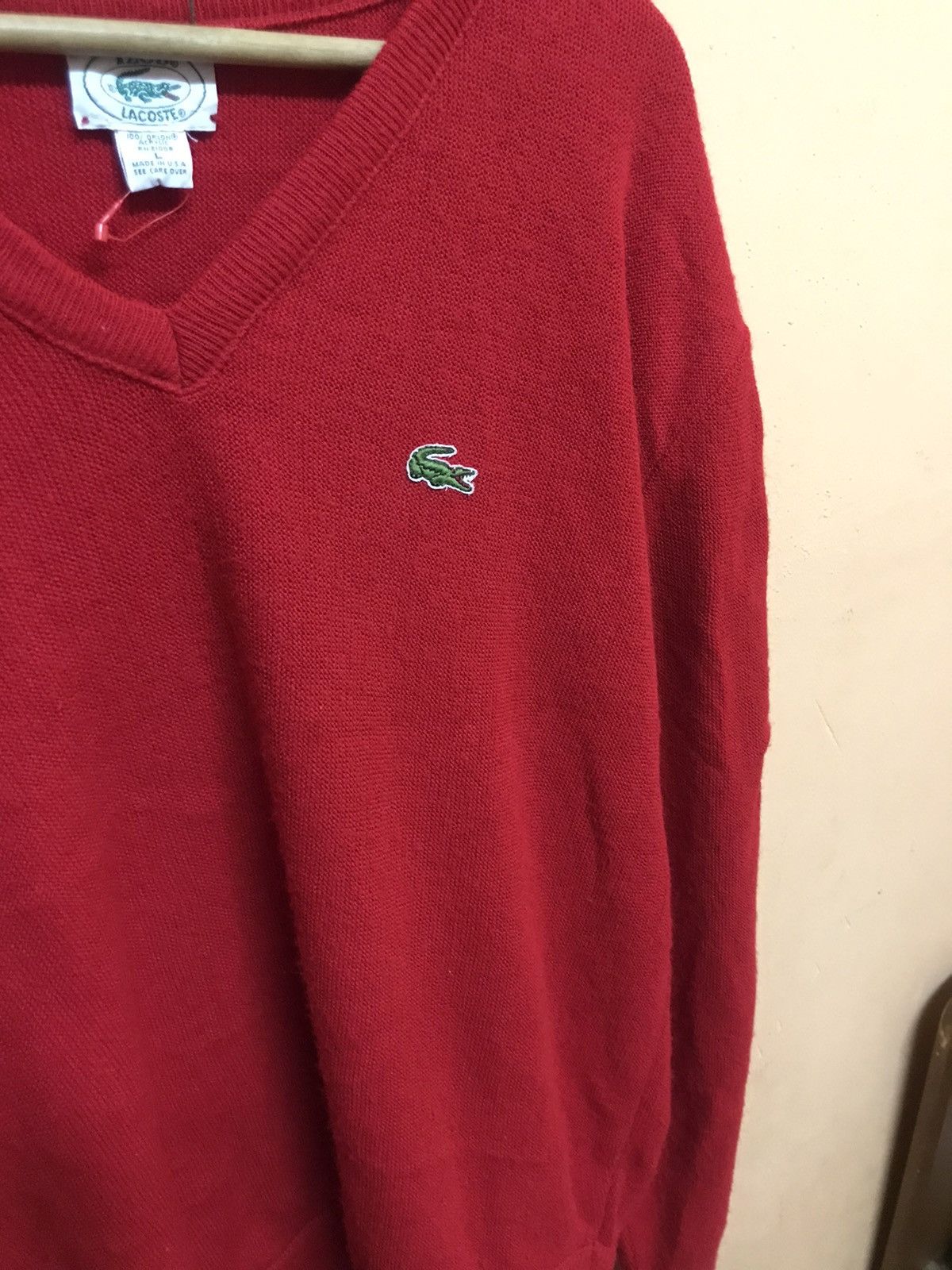 Designer × Lacoste × Vintage ‼️SIZE L‼️US MADE SWEATSHIRT IZOD LACOSTE PULLOVER NICE COLOUR Size US L / EU 52-54 / 3 - 6 Thumbnail