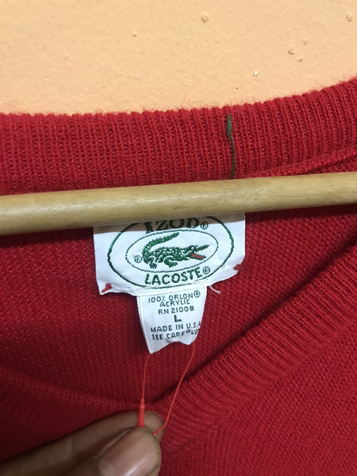 Designer × Lacoste × Vintage ‼️SIZE L‼️US MADE SWEATSHIRT IZOD LACOSTE PULLOVER NICE COLOUR Size US L / EU 52-54 / 3 - 3 Thumbnail