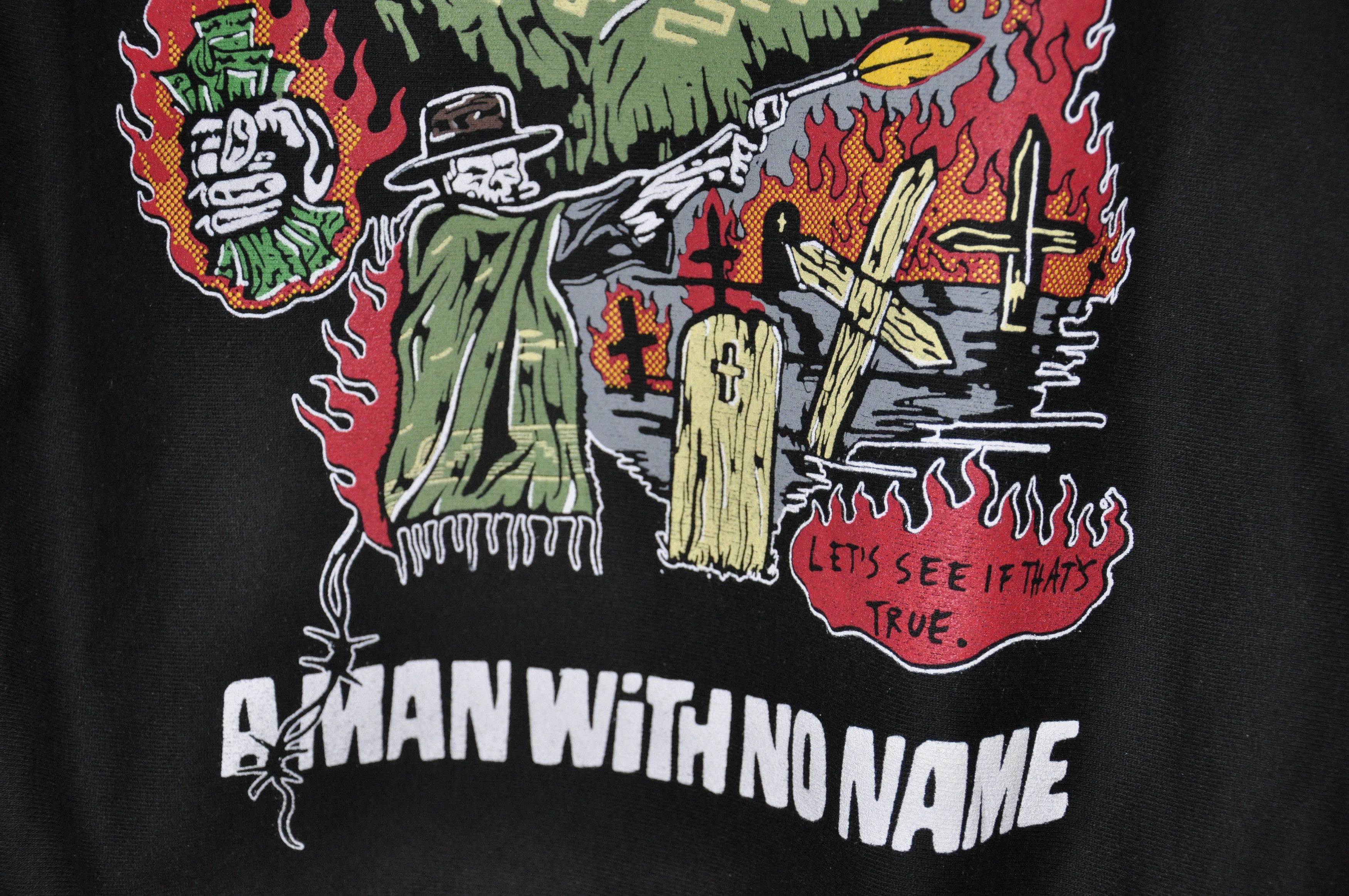 Warren Lotas Warren Lotas “Beware of a Man With No Name” Hoodie in Black Size US M / EU 48-50 / 2 - 3 Thumbnail