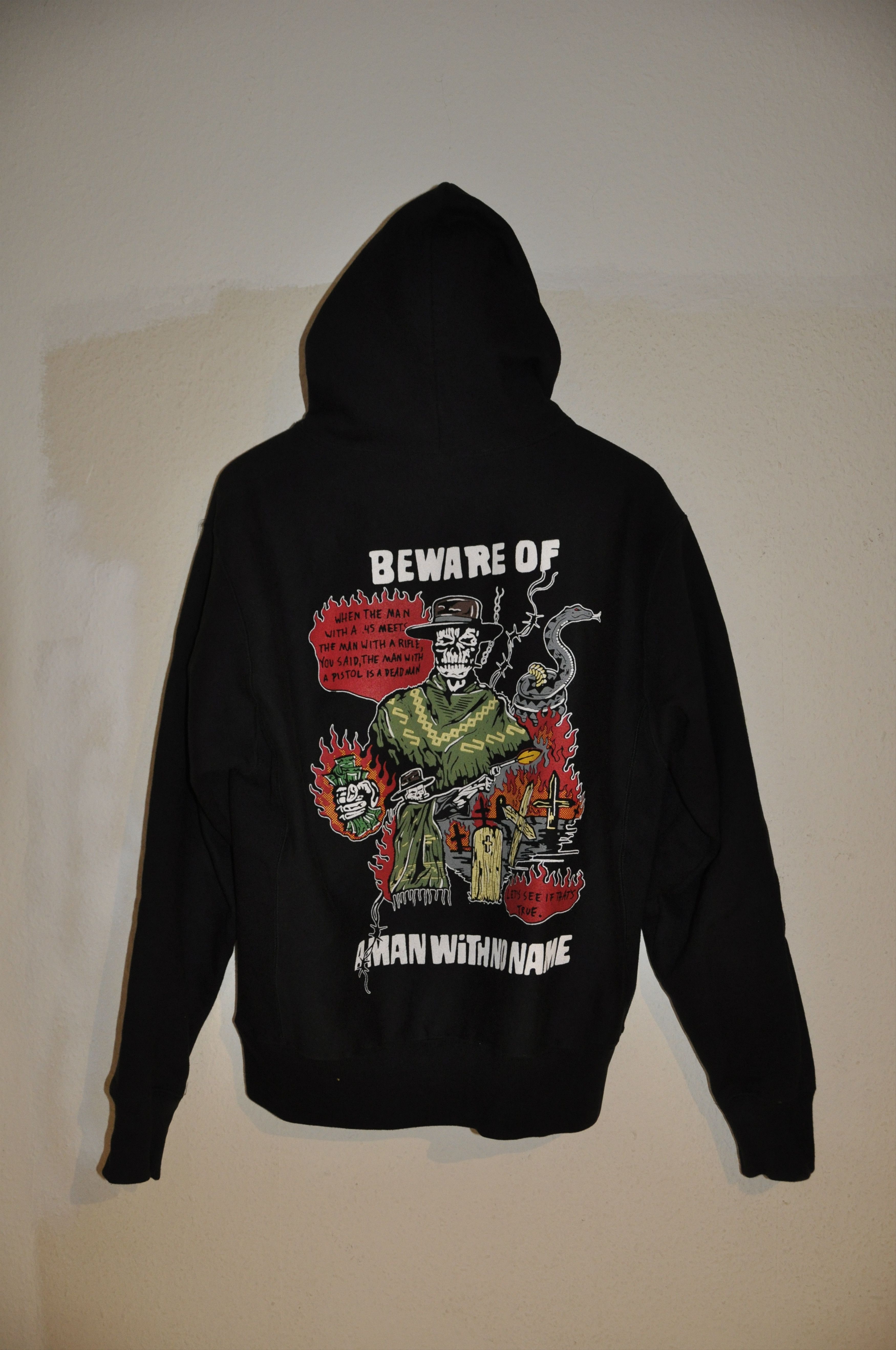 Warren Lotas Warren Lotas “Beware of a Man With No Name” Hoodie in Black Size US M / EU 48-50 / 2 - 1 Thumbnail