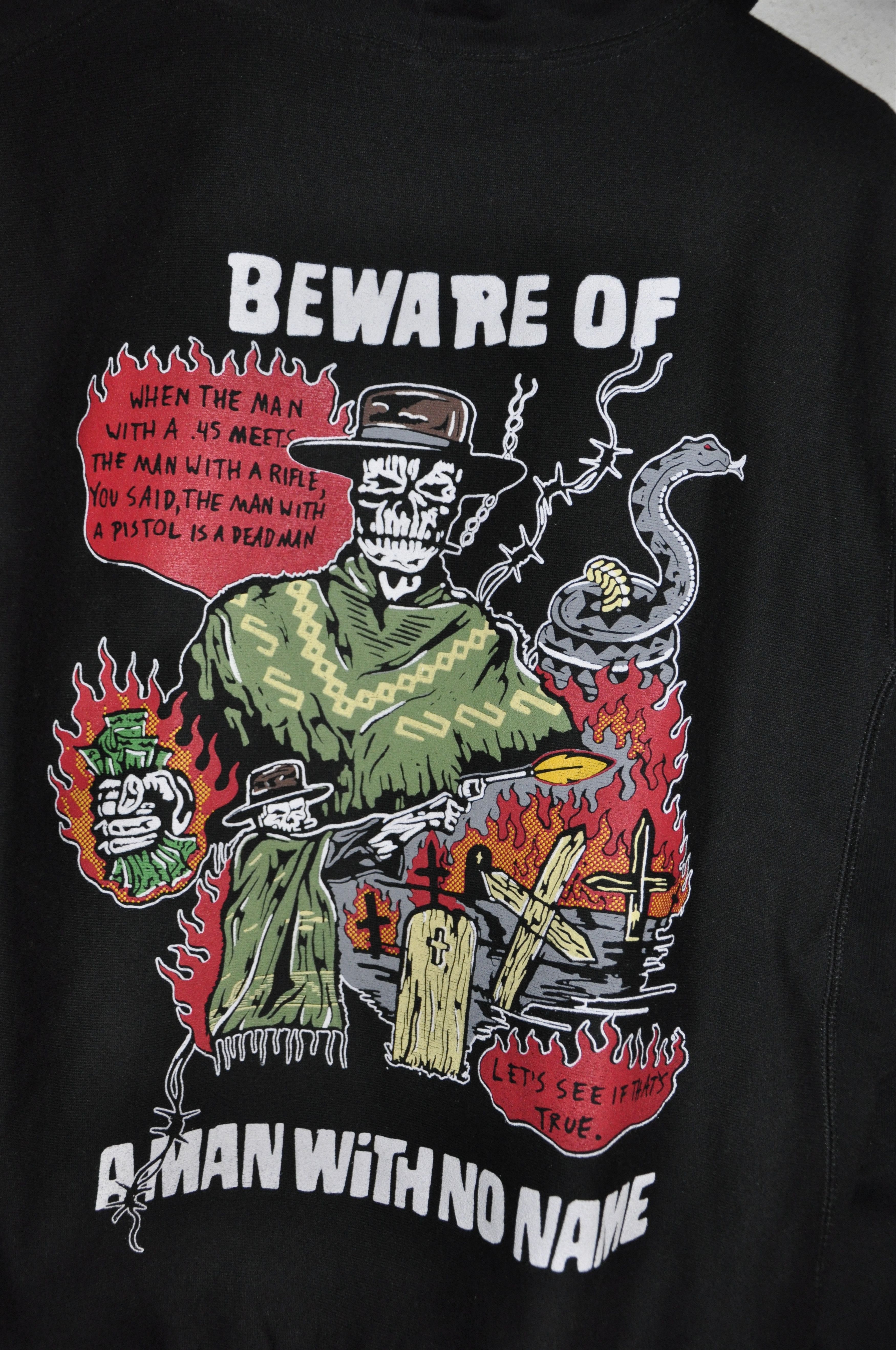 Warren Lotas Warren Lotas “Beware of a Man With No Name” Hoodie in Black Size US M / EU 48-50 / 2 - 4 Thumbnail
