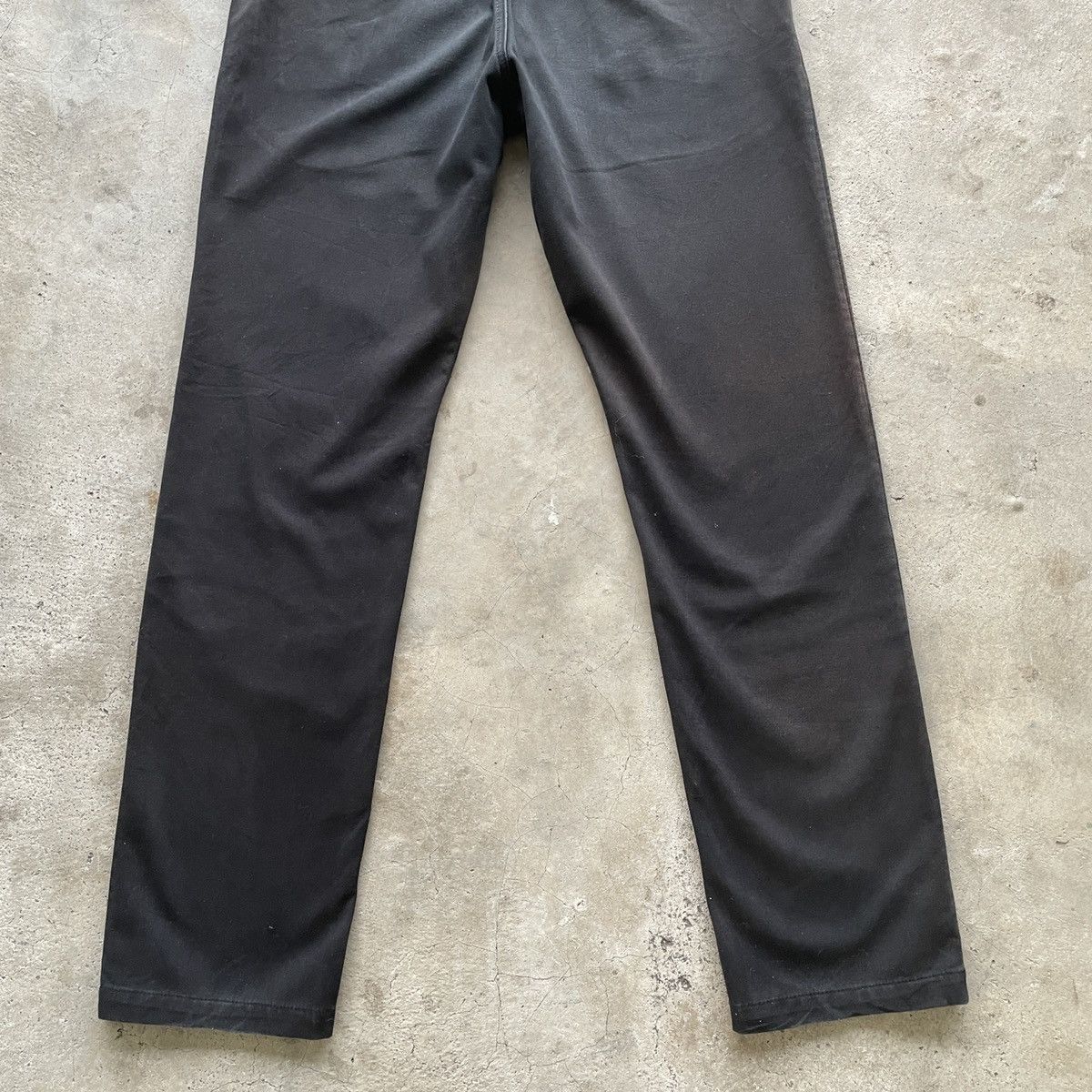 Japanese Brand W34x32.5🔥 Vintage Japanese Faded Black Trousers Casual Pants Size US 34 / EU 50 - 9 Thumbnail