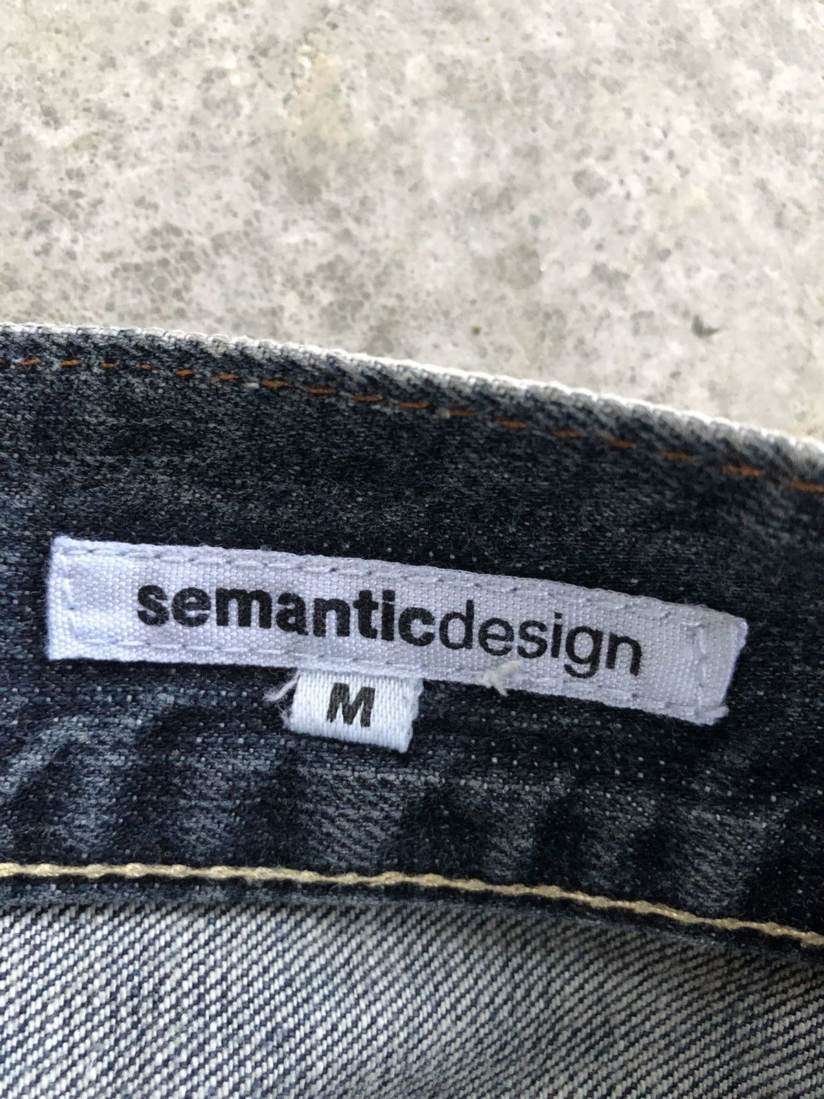 semanticdesign Semantic Design Snake Skin Leather Flared Jeans Distressed Size US 31 - 13 Thumbnail