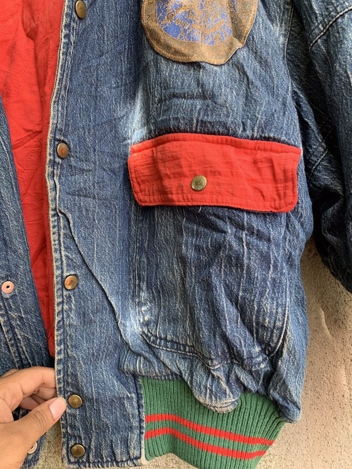 Japanese Brand × Vintage Japanesse Brand Big Boy Classic Denim Jacket London Paris NY Size US L / EU 52-54 / 3 - 7 Thumbnail