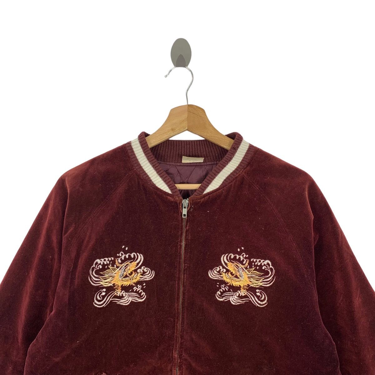 Vintage Vintage Japanese Souvenir Velvet Bomber Zipper Jacket Size US M / EU 48-50 / 2 - 4 Thumbnail