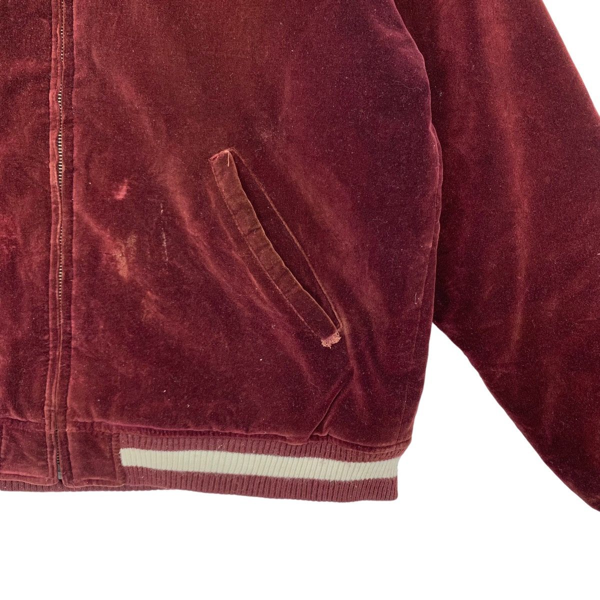 Vintage Vintage Japanese Souvenir Velvet Bomber Zipper Jacket Size US M / EU 48-50 / 2 - 6 Thumbnail