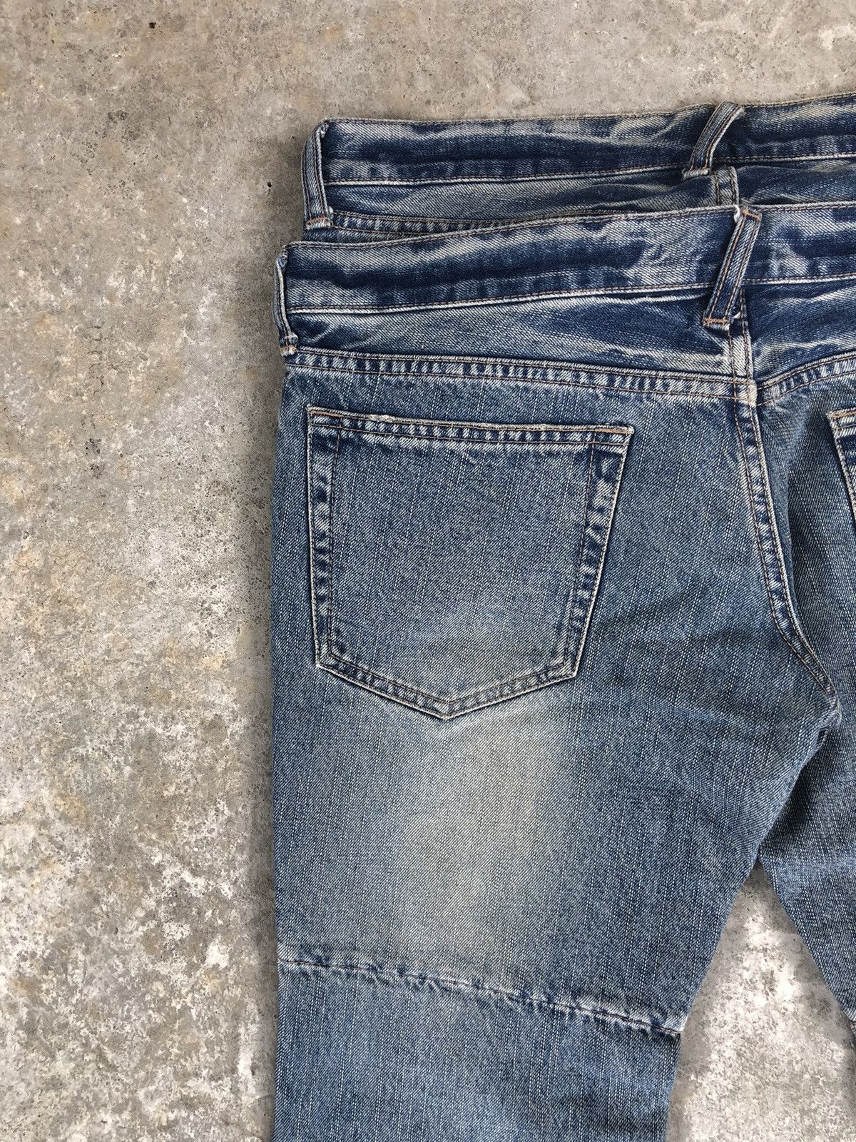 PPFM PPFM Double Waist Distressed Jeans Size US 32 / EU 48 - 11 Thumbnail
