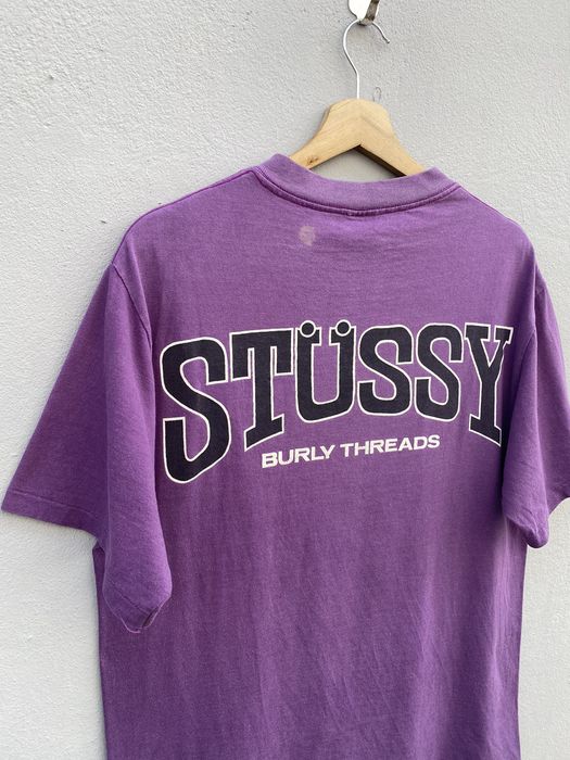 Stussy, Shirts, Vintage Stussy Japan Burly Threads Tee