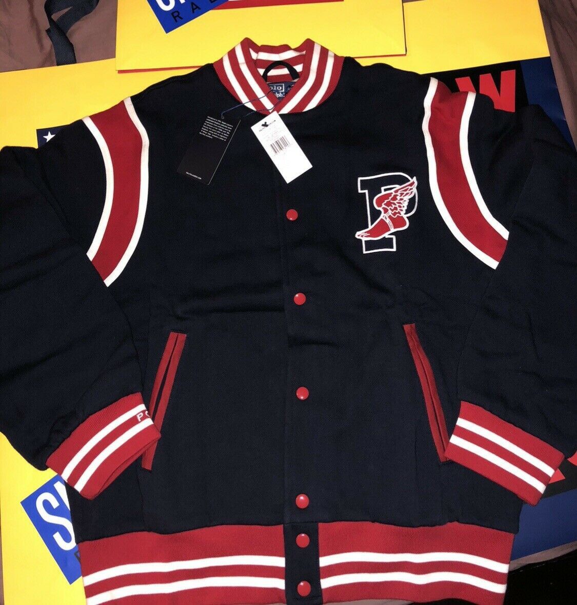 Polo Ralph Lauren Polo Ralph Lauren Stadium 1992 Jacket P Wing JACKET Size US XL / EU 56 / 4 - 2 Thumbnail