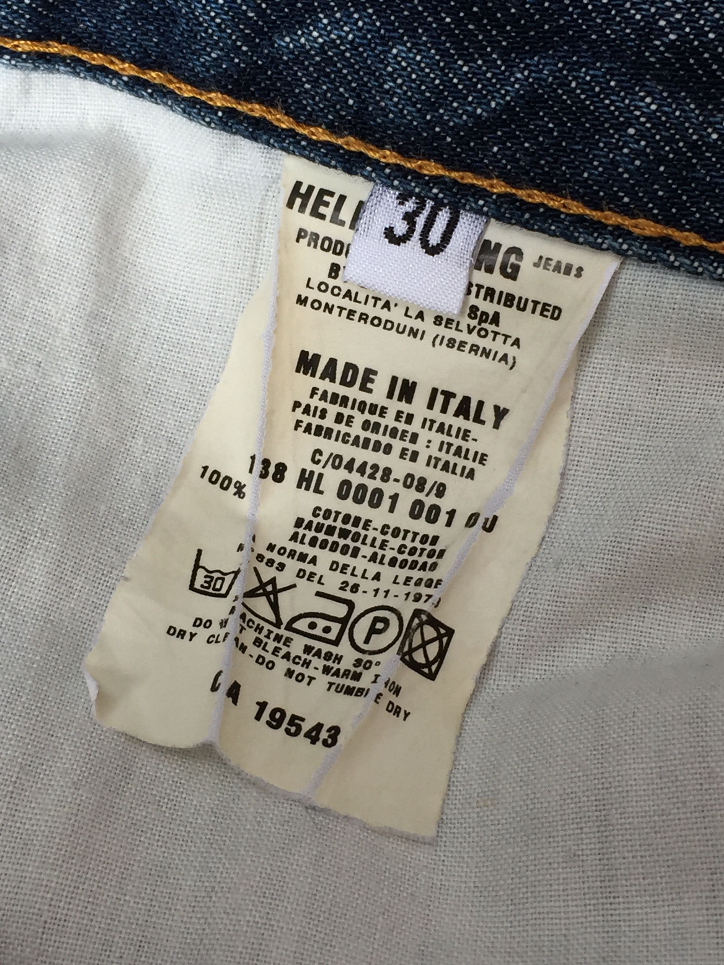 Helmut Lang Helmut Lang Archive Denim Pants Size US 30 / EU 46 - 7 Thumbnail