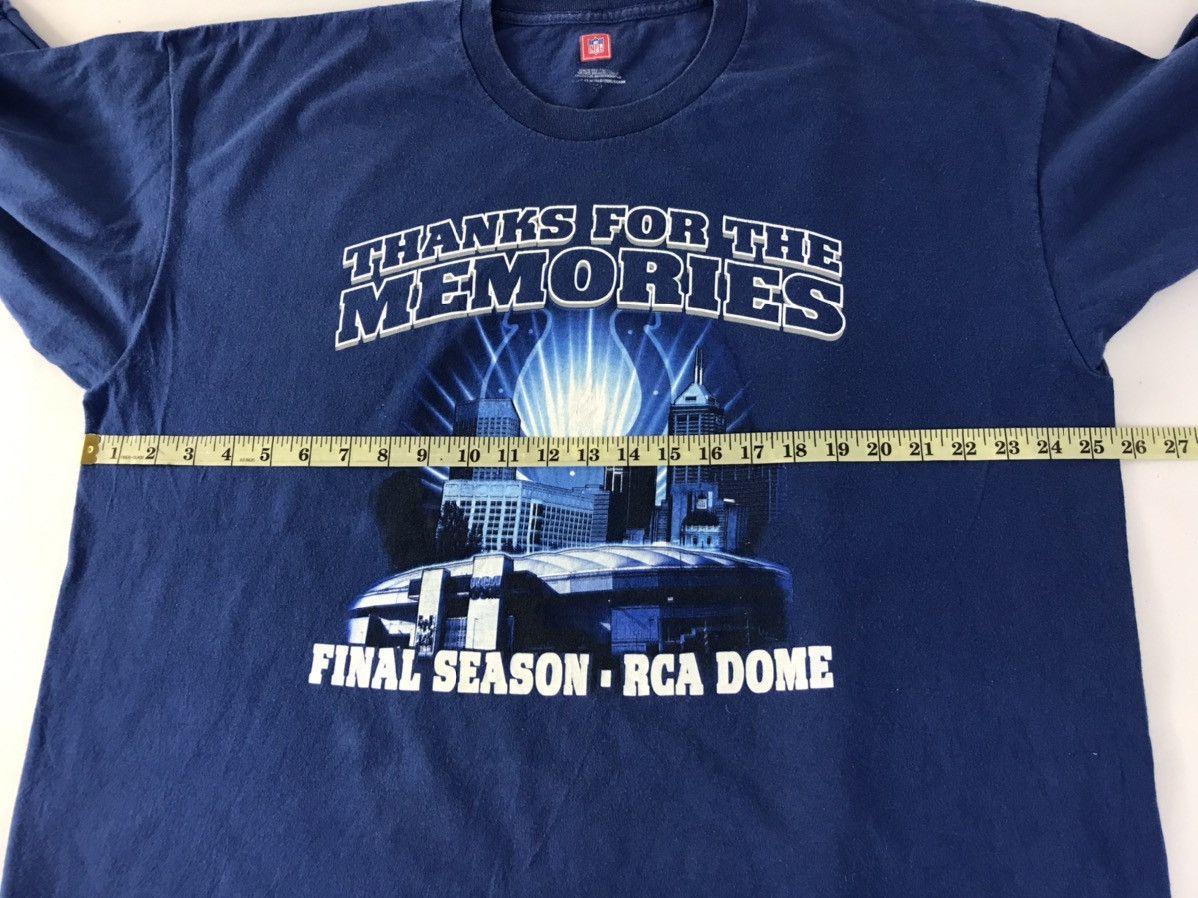 NFL Indianapolis Colts NFL Final Season Rca Dome Victory Tee Size US XL / EU 56 / 4 - 8 Thumbnail