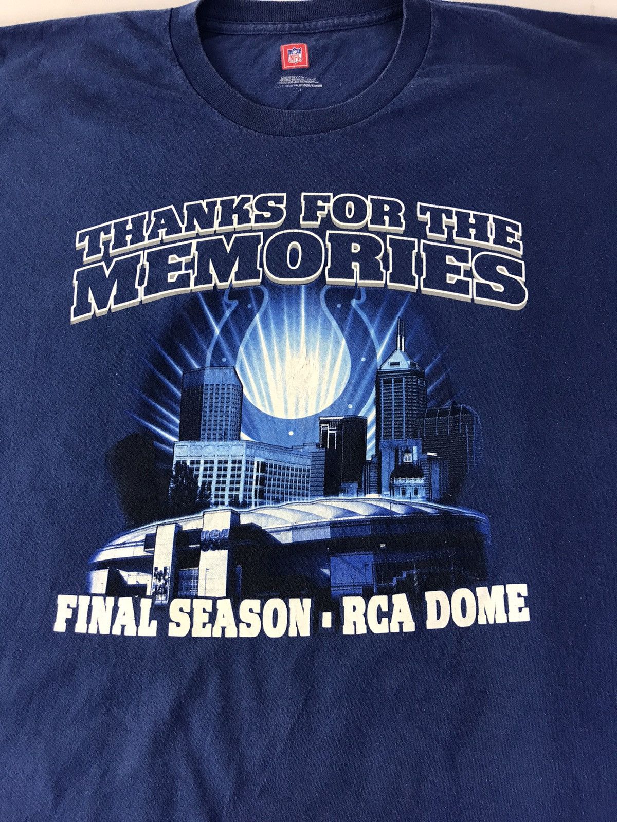 NFL Indianapolis Colts NFL Final Season Rca Dome Victory Tee Size US XL / EU 56 / 4 - 4 Thumbnail