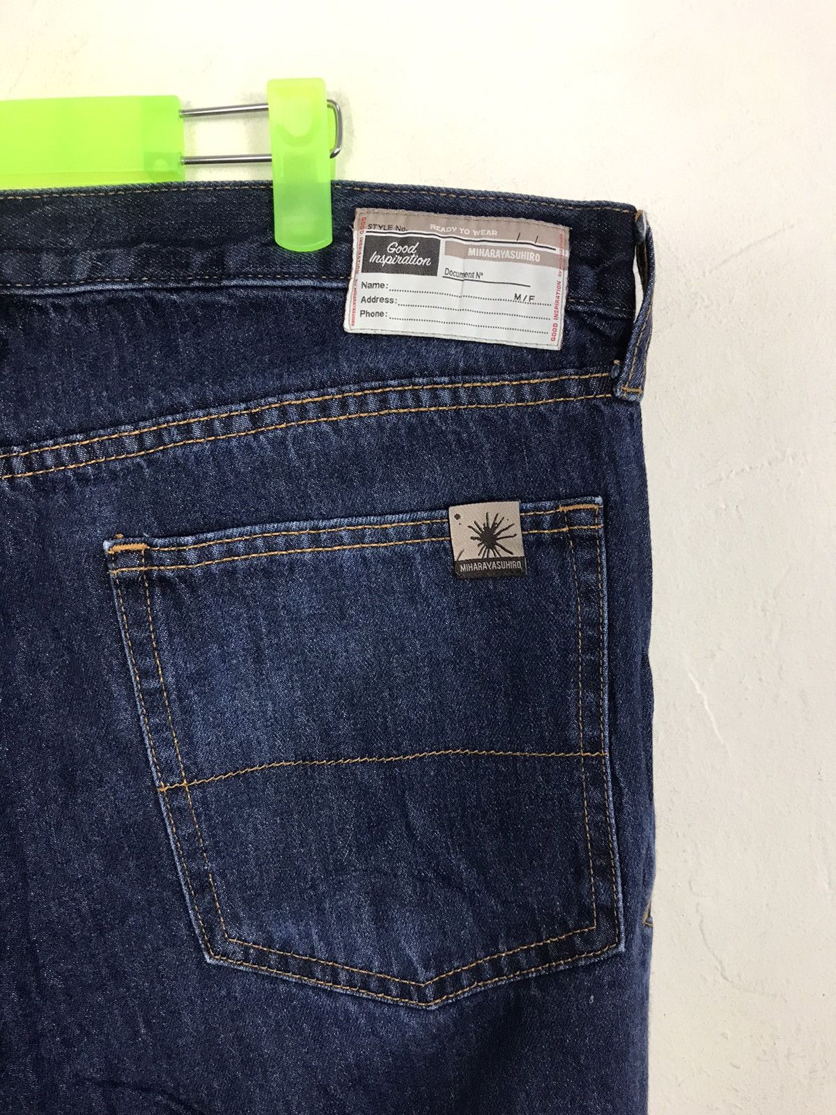 Japanese Brand Miharayasuhiro Denim Jeans Pants Indigo Trouser Size US 36 / EU 52 - 4 Thumbnail