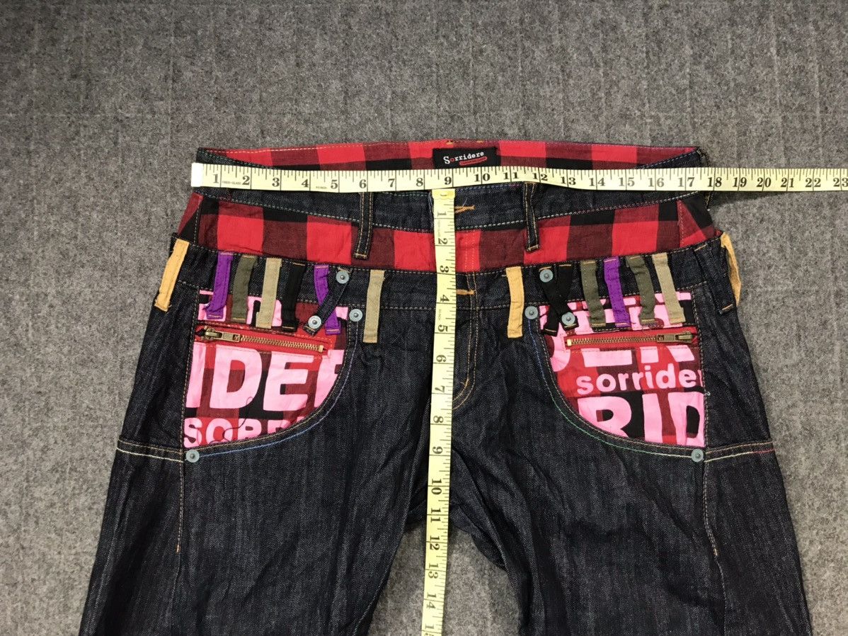 Japanese Brand Sorridere Double Waist Straight Colourfull Jeans K1149j Size US 34 / EU 50 - 11 Thumbnail