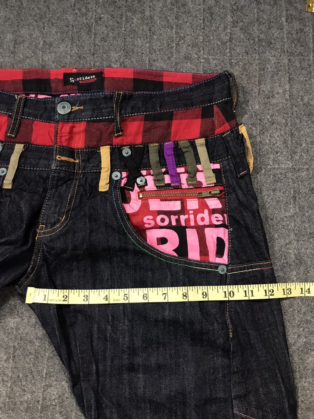 Japanese Brand Sorridere Double Waist Straight Colourfull Jeans K1149j Size US 34 / EU 50 - 13 Thumbnail