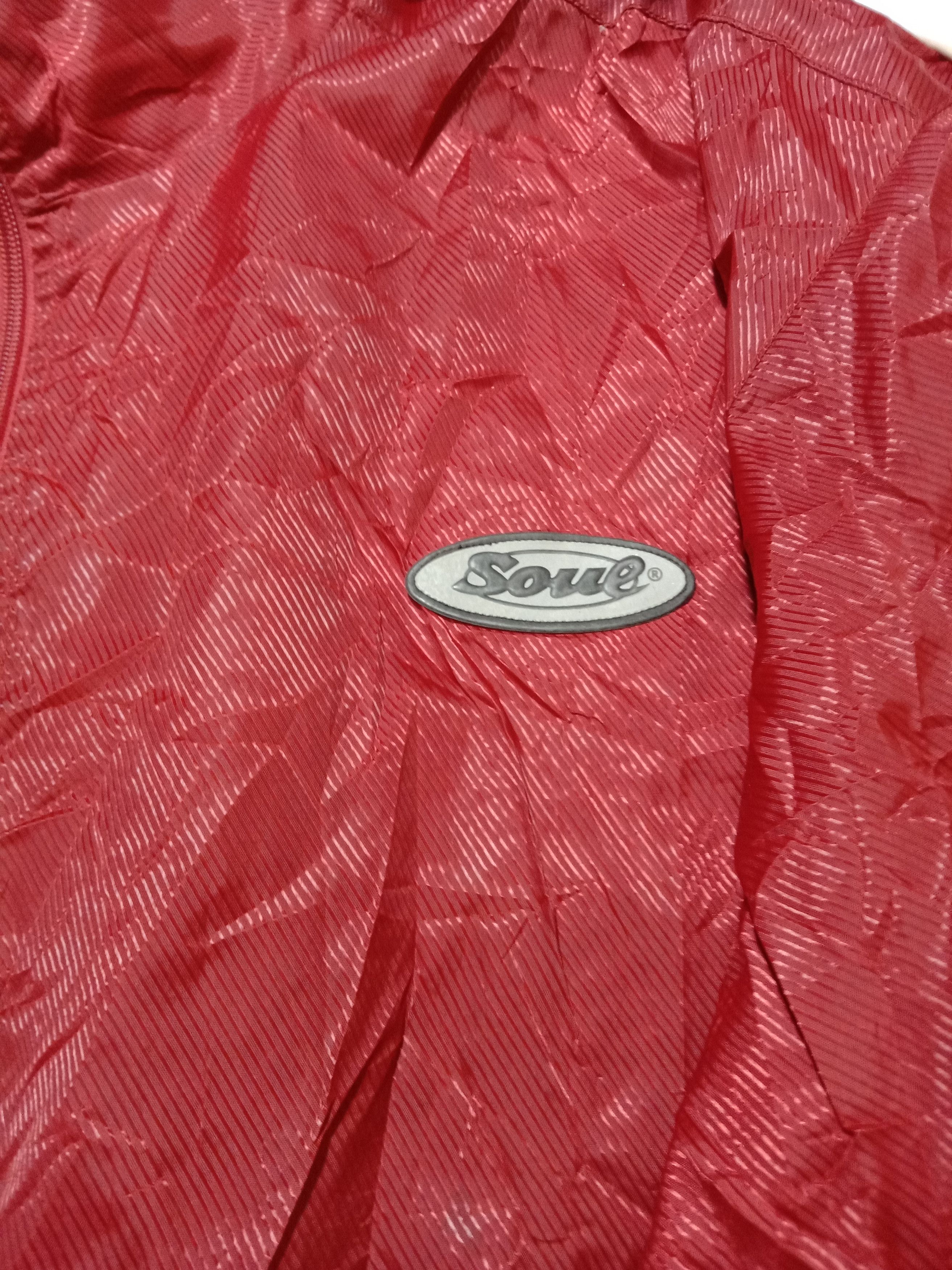 Japanese Brand × Vintage Soul Rap Hip Hop Red Windbreaker Jacket Embroidery Logo Size US XL / EU 56 / 4 - 3 Thumbnail