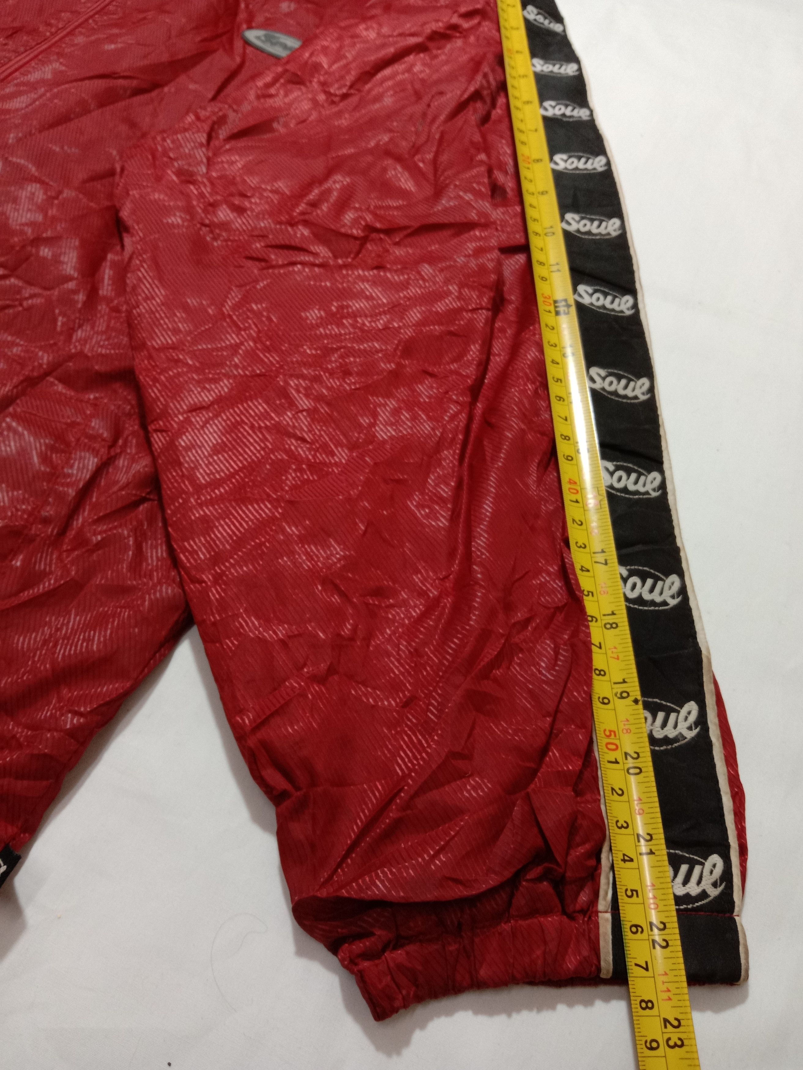 Japanese Brand × Vintage Soul Rap Hip Hop Red Windbreaker Jacket Embroidery Logo Size US XL / EU 56 / 4 - 13 Thumbnail