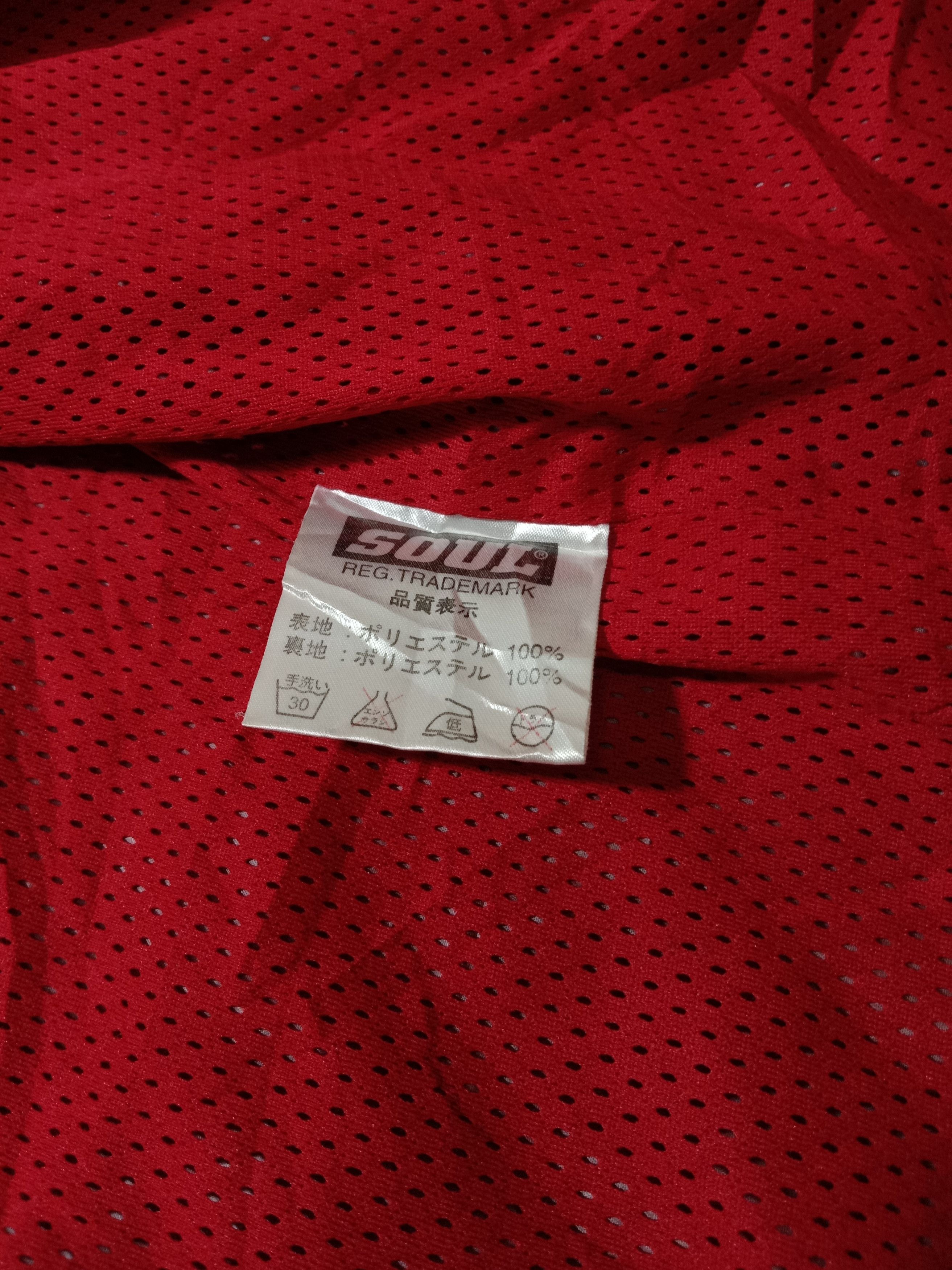 Japanese Brand × Vintage Soul Rap Hip Hop Red Windbreaker Jacket Embroidery Logo Size US XL / EU 56 / 4 - 9 Thumbnail