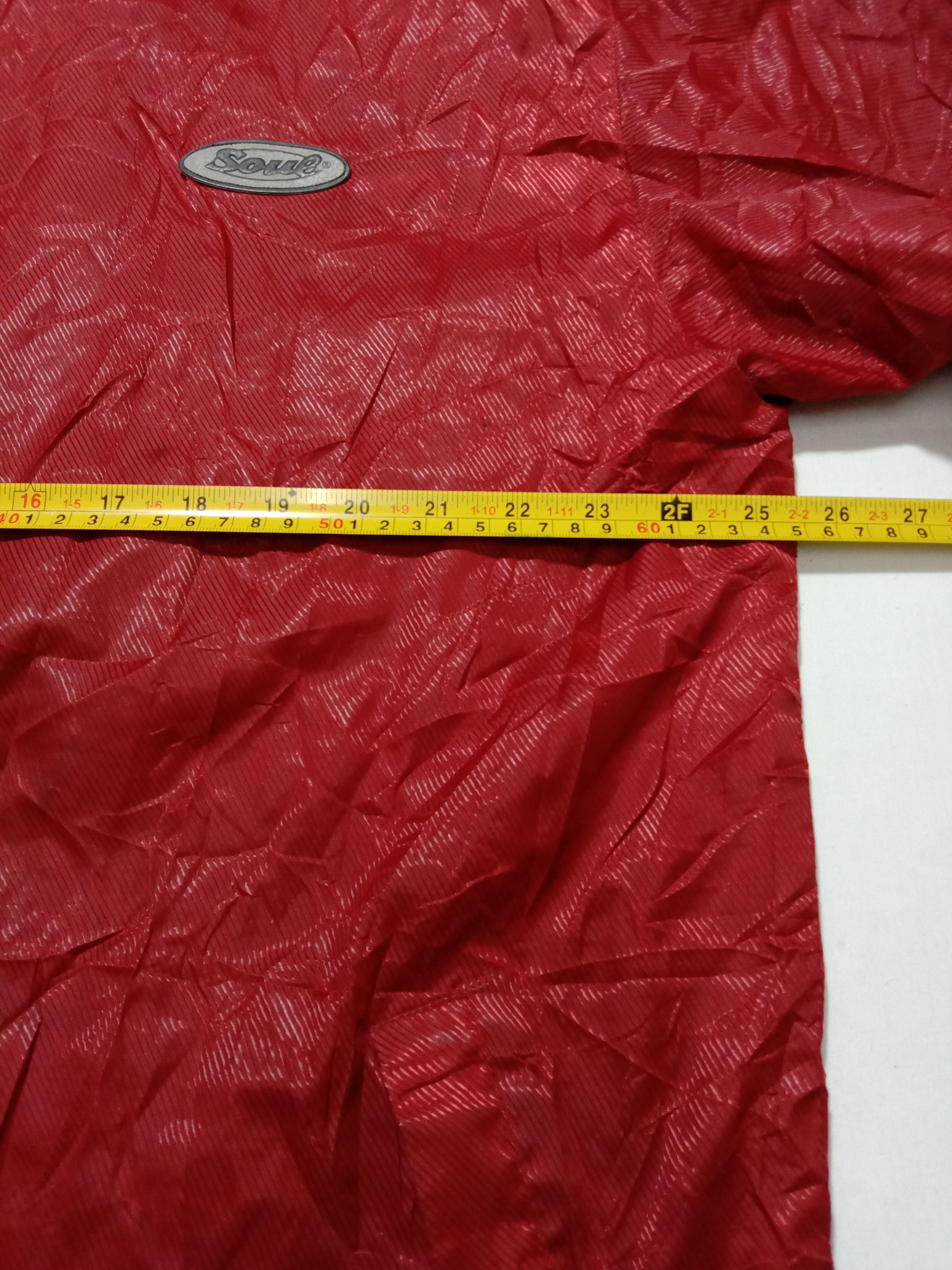 Japanese Brand × Vintage Soul Rap Hip Hop Red Windbreaker Jacket Embroidery Logo Size US XL / EU 56 / 4 - 11 Thumbnail