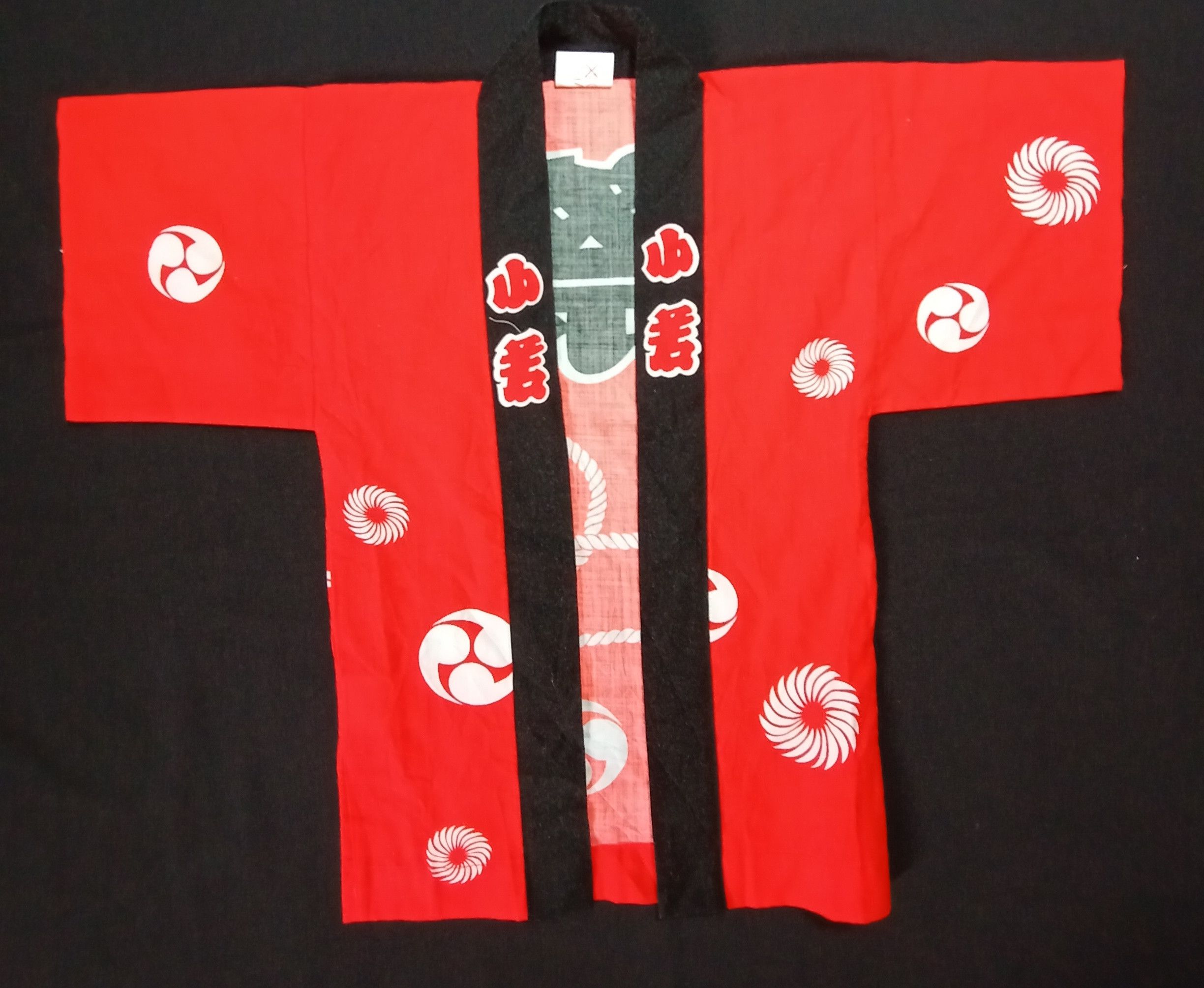 Indigo Sanjuro Happi Jacket Japanese Traditional Festival for kids Size US XXS / EU 40 - 2 Thumbnail