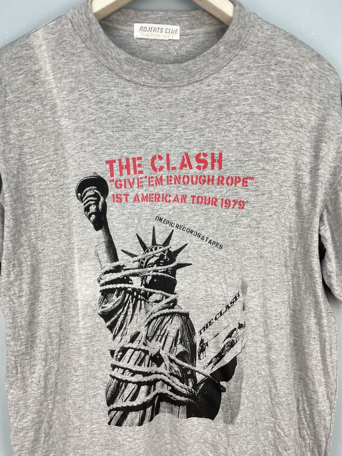 Band Tees Vintage 80s The Clash punk band t shirt Size US L / EU 52-54 / 3 - 3 Thumbnail