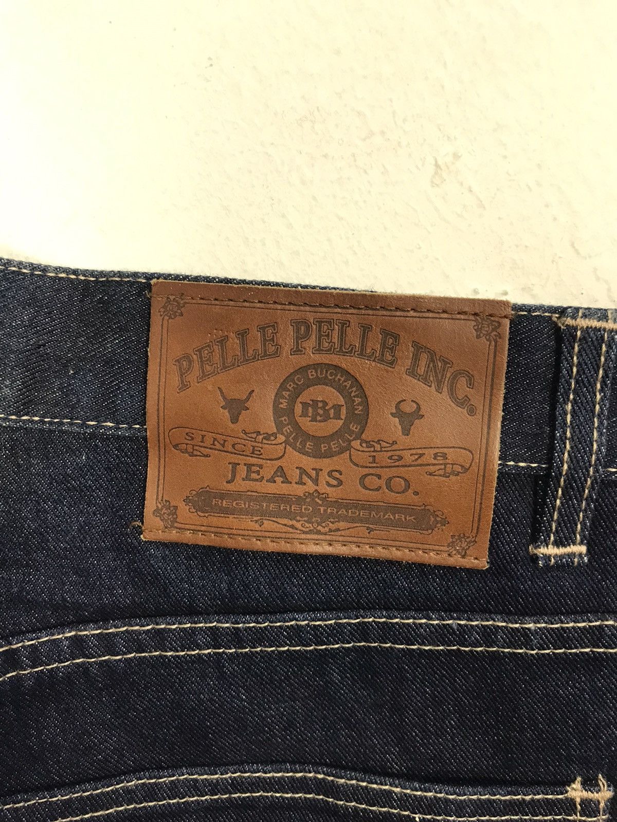 Marc Buchanan × Pelle Pelle Marc Buchanan Pelle Pelle Denim Pants Denim Big Size K1150j Size US 36 / EU 52 - 8 Thumbnail