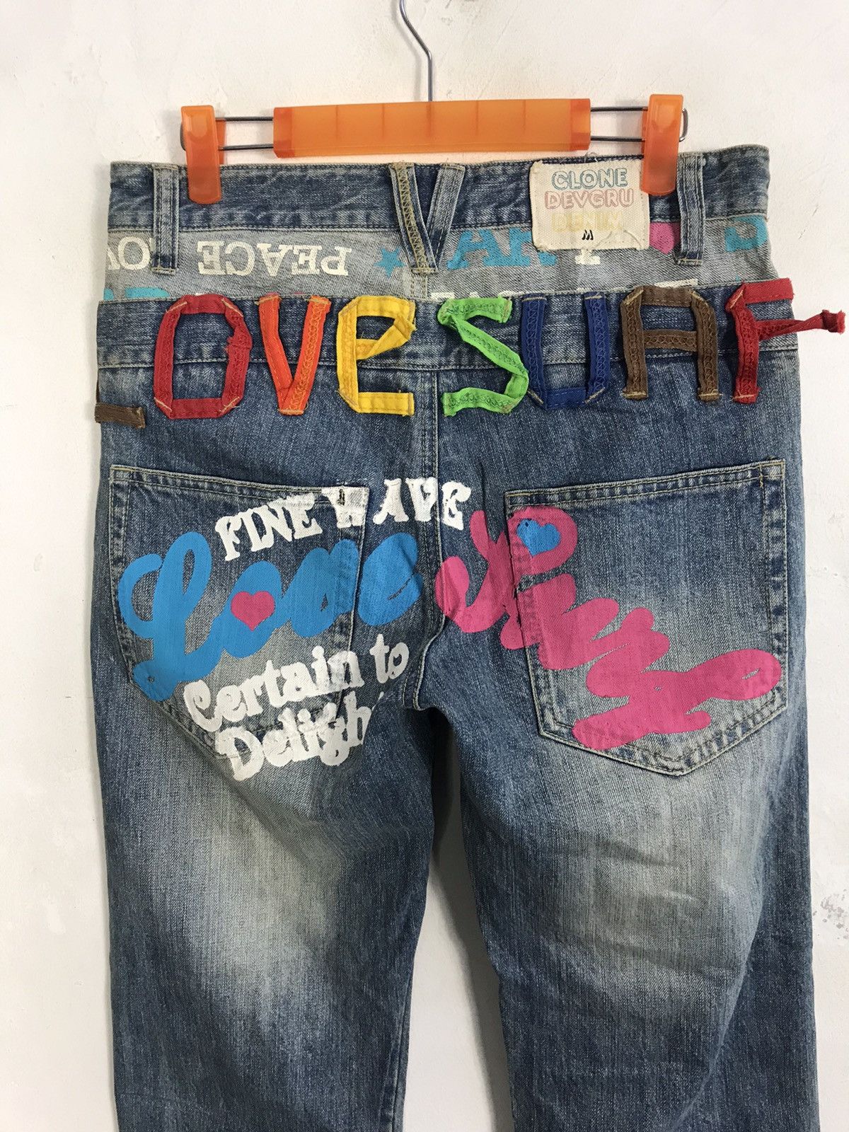 Japanese Brand × Vintage Clone Devgru Double Waist Denim Pant Jeans Unisex K1141j Size 30" / US 8 / IT 44 - 4 Thumbnail