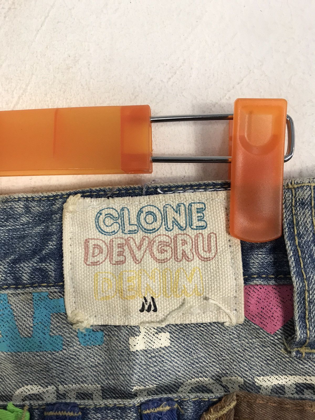 Japanese Brand × Vintage Clone Devgru Double Waist Denim Pant Jeans Unisex K1141j Size 30" / US 8 / IT 44 - 7 Thumbnail