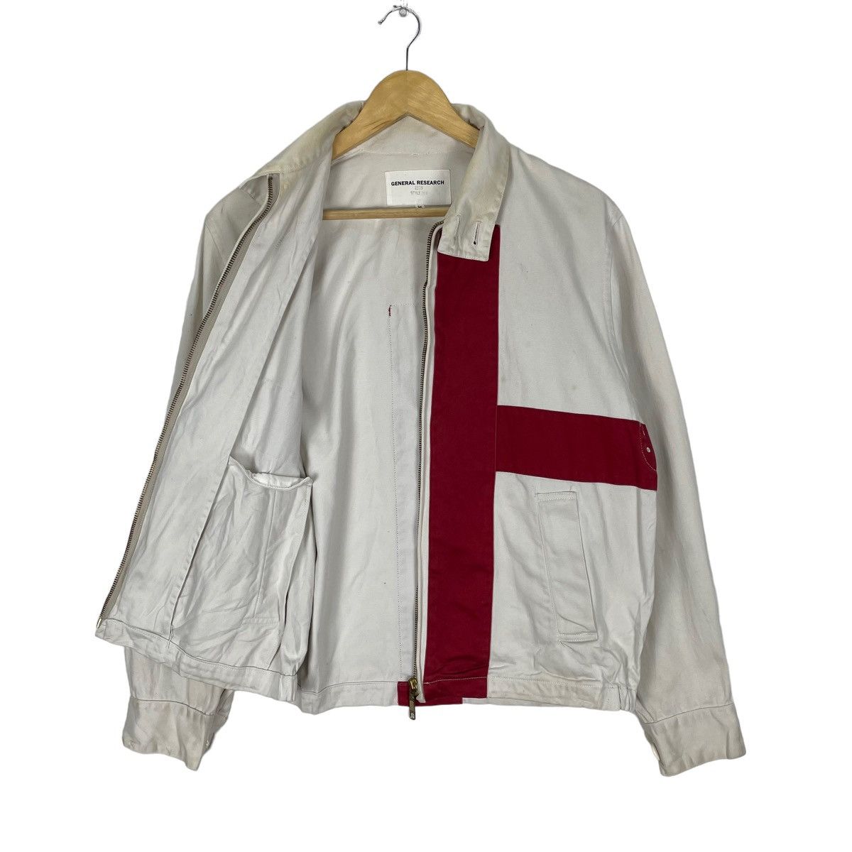 General Research ❄️GENERAL RESEARCH 1998 ENGLAND FLAG JACKET Size US M / EU 48-50 / 2 - 5 Thumbnail