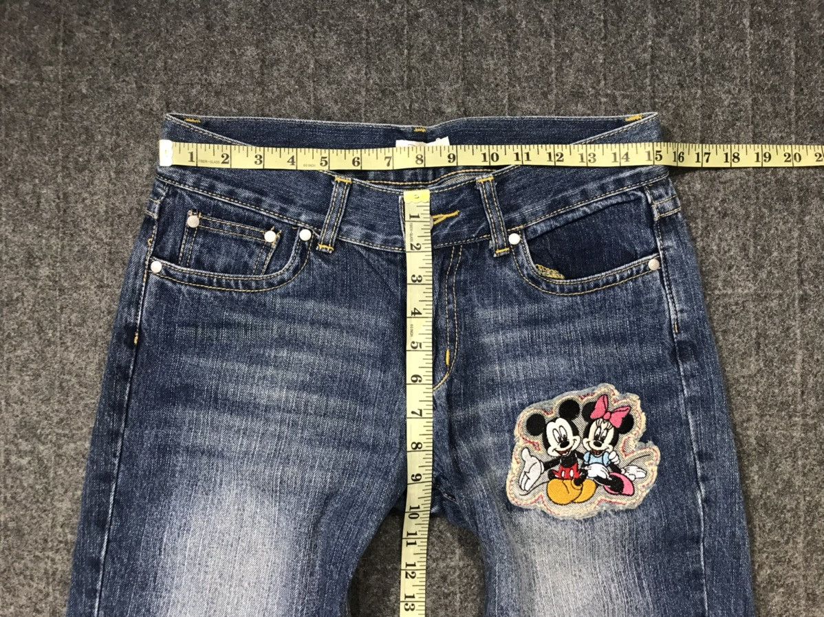 Disney Disney Mickey Mouse Patches Denim Pants Indigo Jeans K1143j Size 31" - 10 Thumbnail