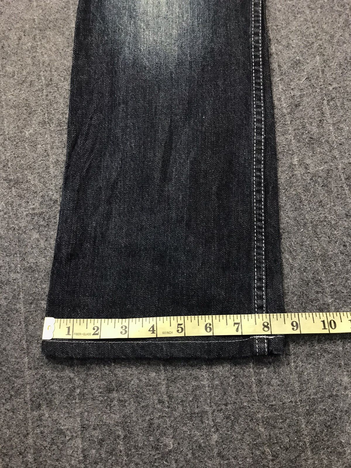 Japanese Brand × Vintage Semantic Design Pasta Denim Pants Distressed Denim Punk Size 31" - 17 Thumbnail