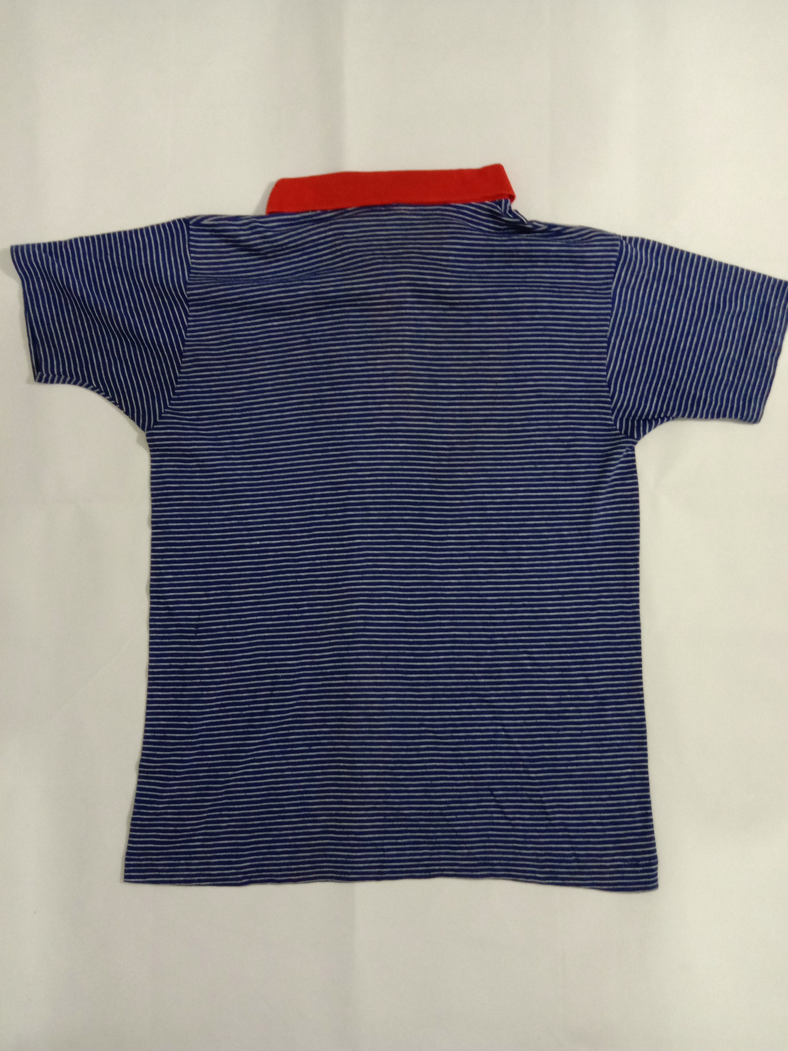 Descente VINTAGE 80s 90s NCAA Polo Tee Striped Athletic Size S / US 4 / IT 40 - 6 Thumbnail