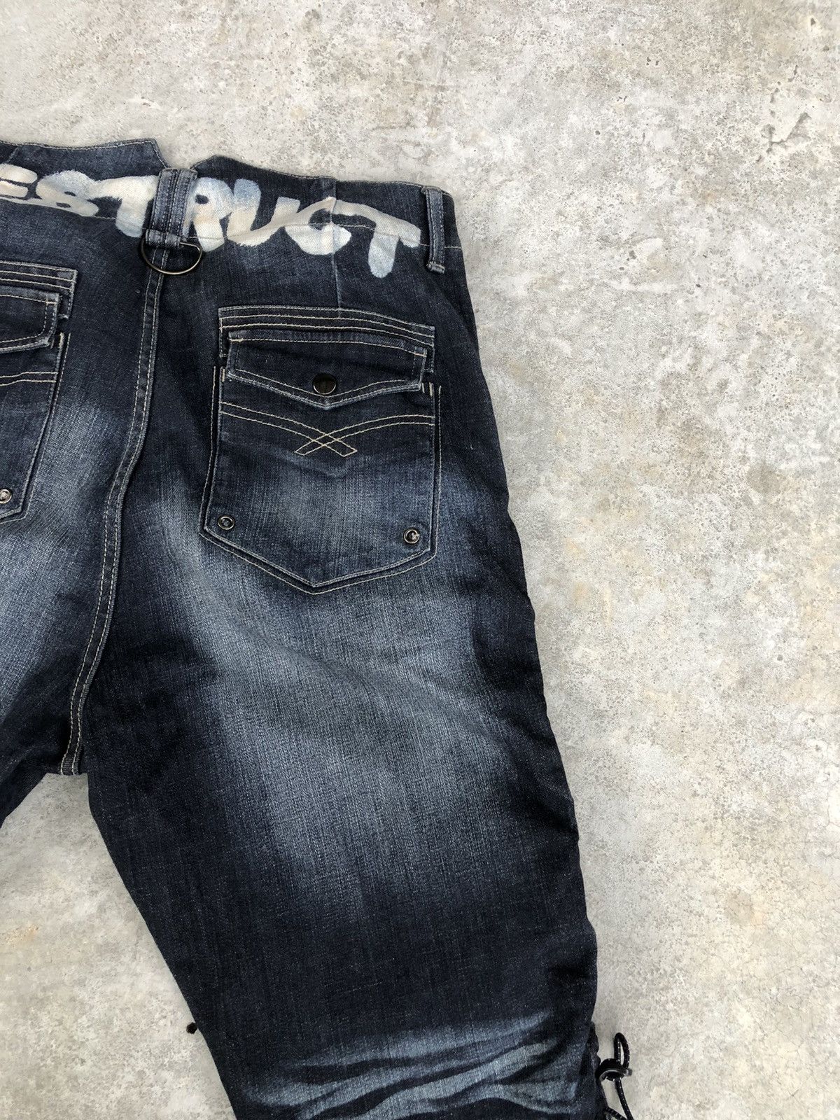 PPFM PPFM Destruct Distressed Jeans Size US 35 - 10 Thumbnail