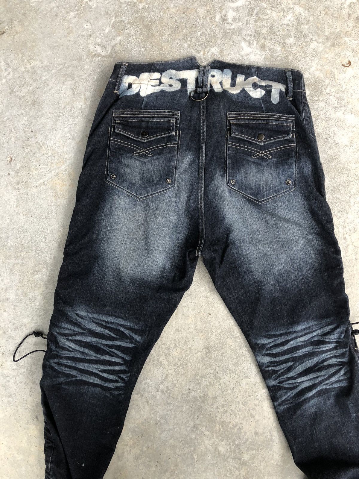 PPFM PPFM Destruct Distressed Jeans Size US 35 - 1 Thumbnail