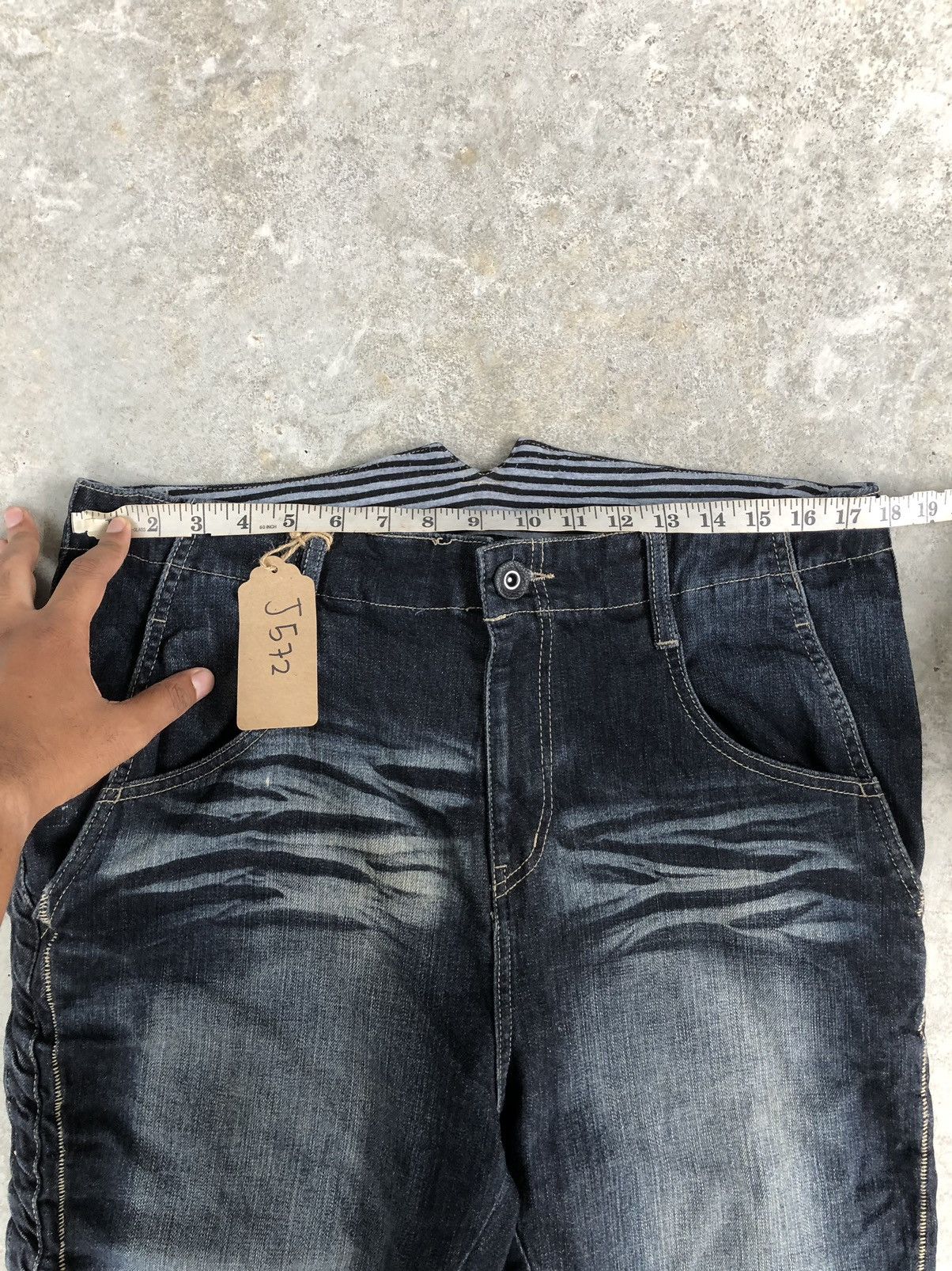 PPFM PPFM Destruct Distressed Jeans Size US 35 - 18 Thumbnail
