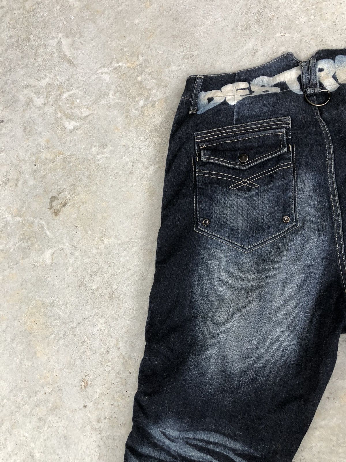 PPFM PPFM Destruct Distressed Jeans Size US 35 - 9 Thumbnail