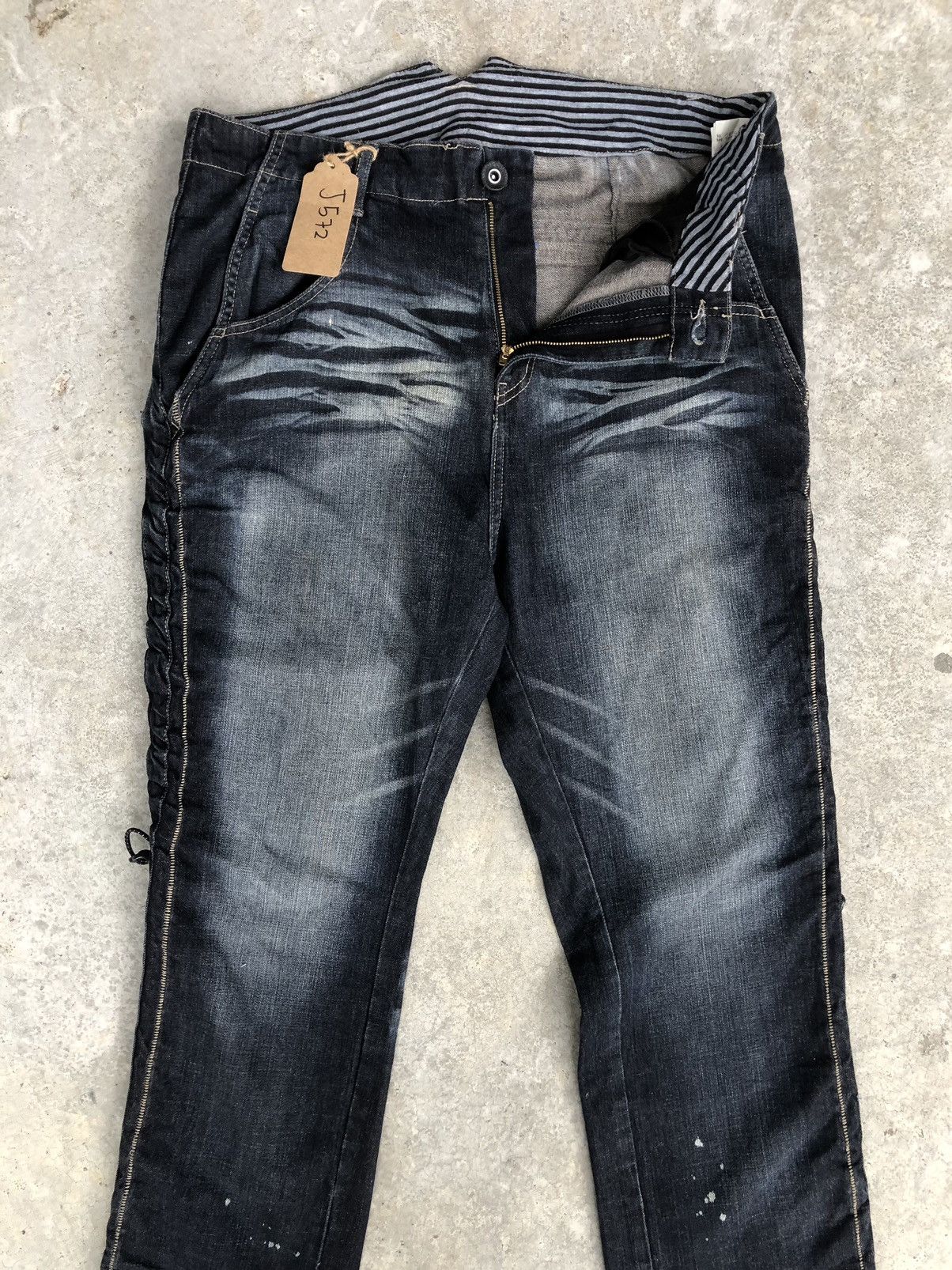 PPFM PPFM Destruct Distressed Jeans Size US 35 - 4 Thumbnail