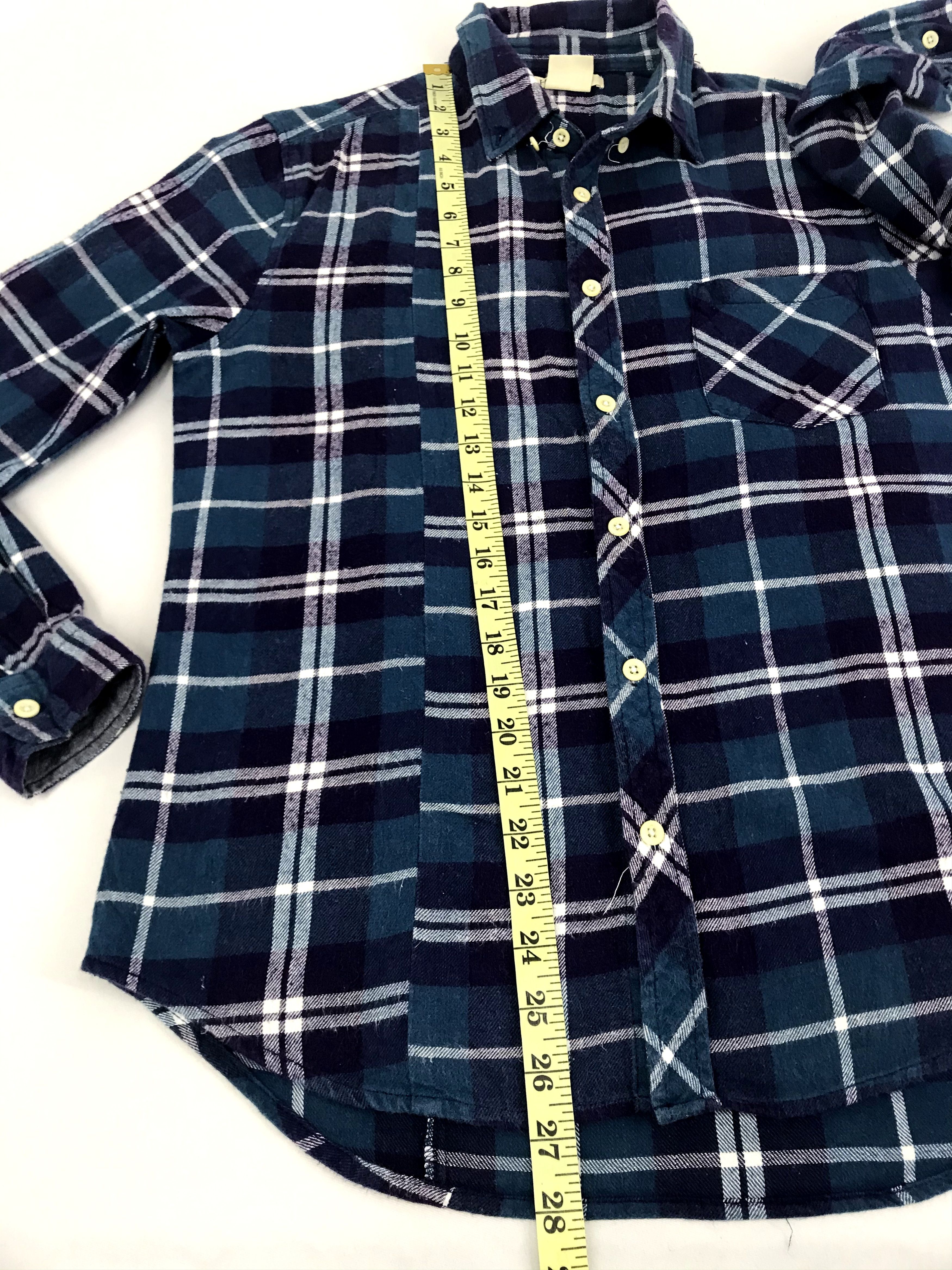 Flannel × Japanese Brand Vintage Style Hub & Spoke Flannel Unique Square Plaid Check Size US M / EU 48-50 / 2 - 10 Thumbnail