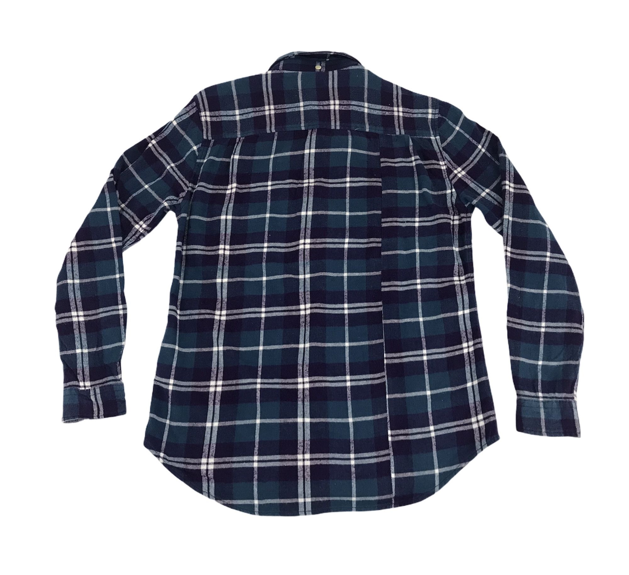 Flannel × Japanese Brand Vintage Style Hub & Spoke Flannel Unique Square Plaid Check Size US M / EU 48-50 / 2 - 2 Thumbnail