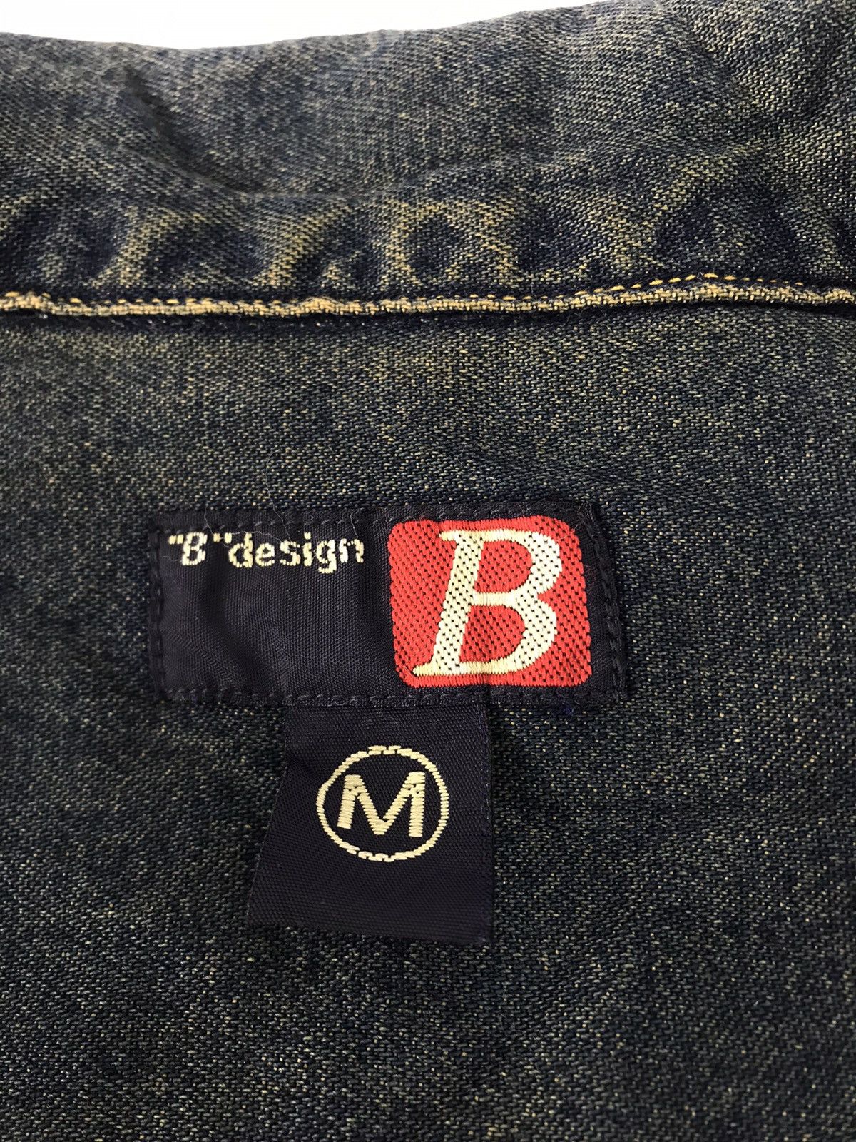 Vintage B Design Western Denim Jeans Patchwork Jacket Button Up Size US L / EU 52-54 / 3 - 6 Thumbnail