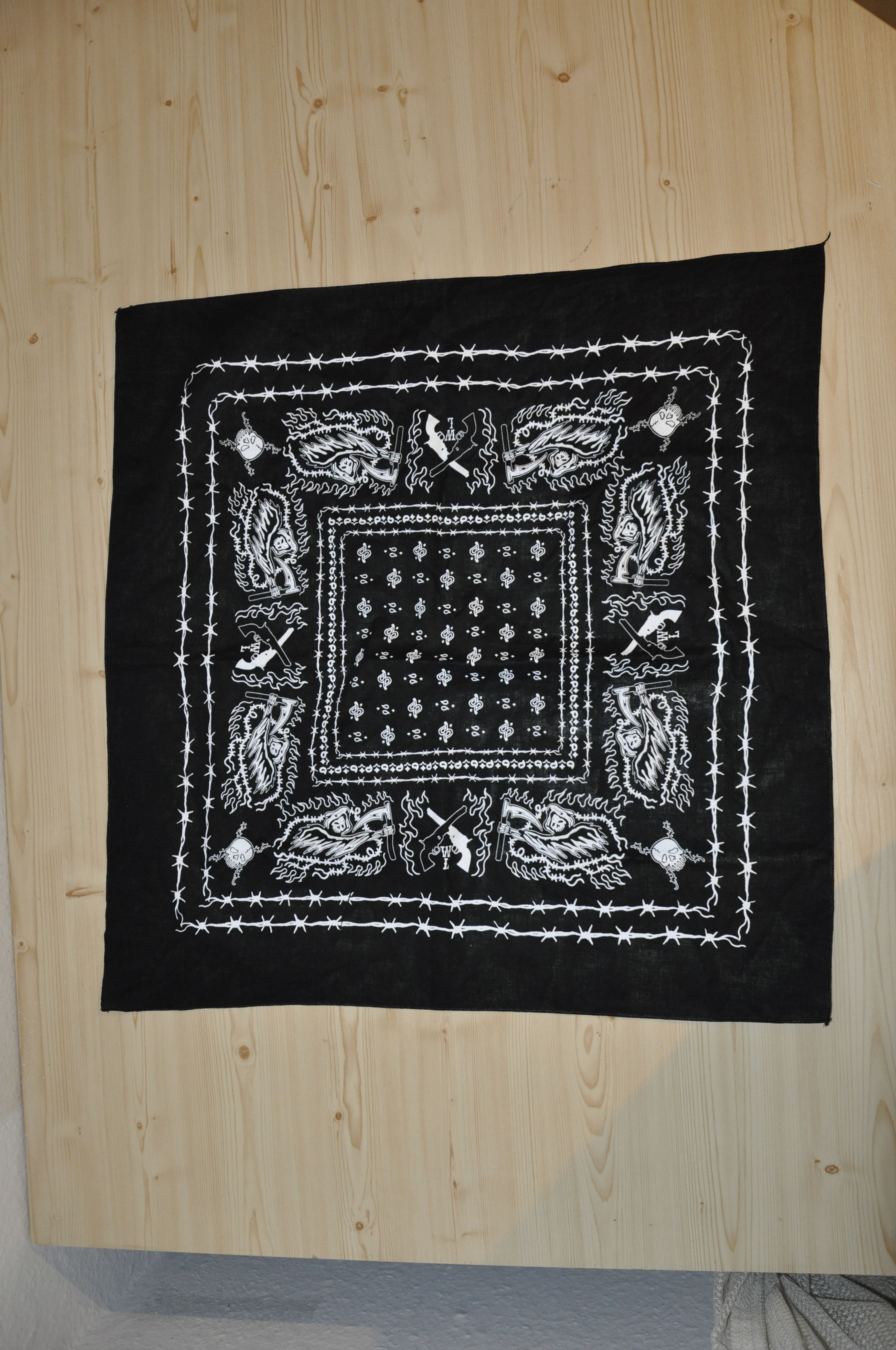 Warren Lotas Warren Lotas black bandana Size ONE SIZE - 1 Thumbnail