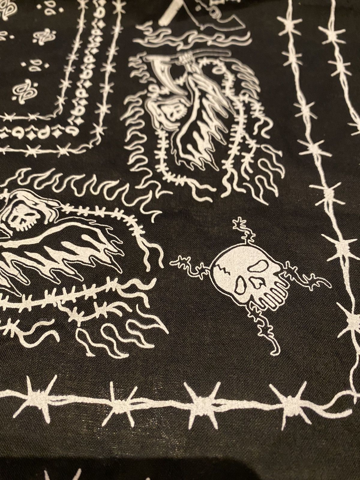 Warren Lotas Warren Lotas black bandana Size ONE SIZE - 5 Thumbnail