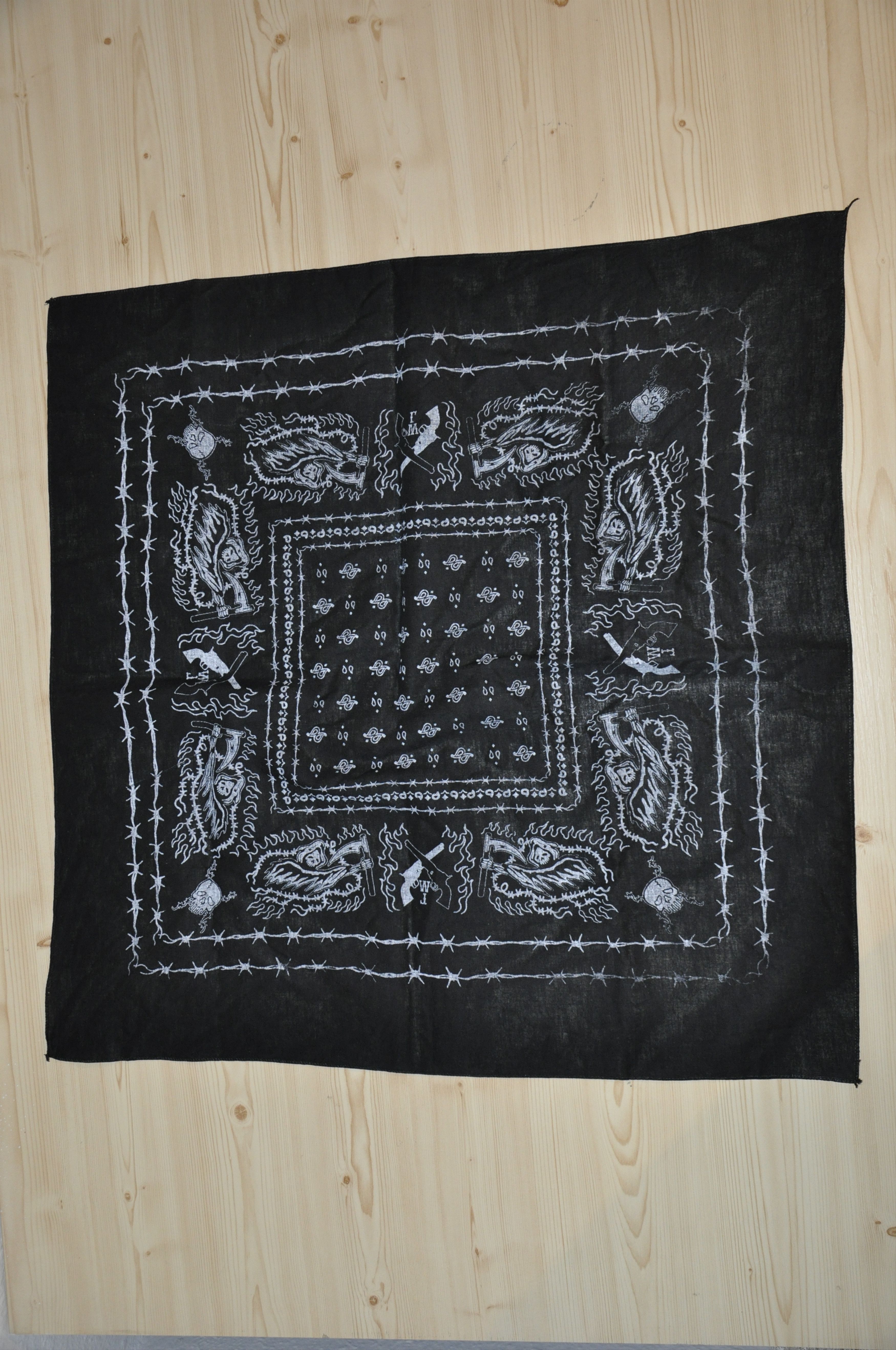 Warren Lotas Warren Lotas black bandana Size ONE SIZE - 2 Thumbnail