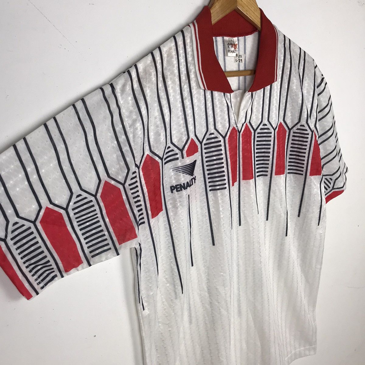 Penalty × Vintage Vintage 90s PENALTY Inspired Fluminense 95-96 Away Jersey Size US L / EU 52-54 / 3 - 4 Thumbnail